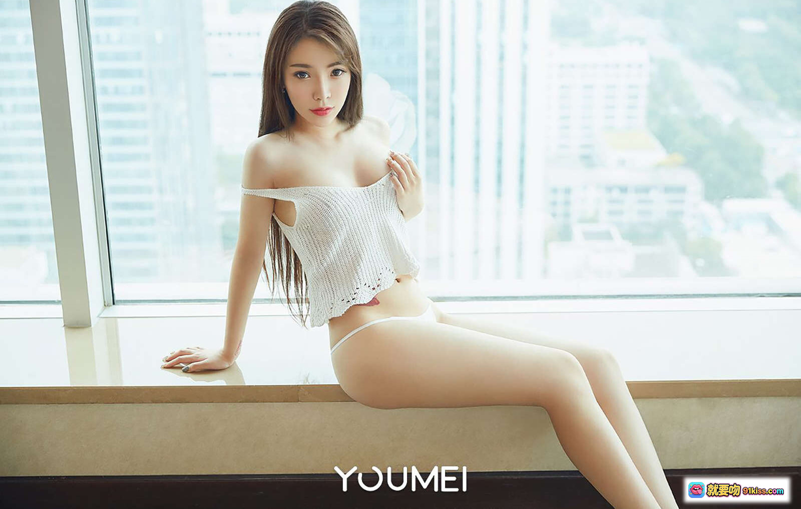 图片[9] - YouMei尤美2018.11.05 VOL.076 绝美人妻小KK 紫色蕾丝内衣写真 床上性感姿态 时尚美腿纹身点缀 高清私房摄影 - 就要吻