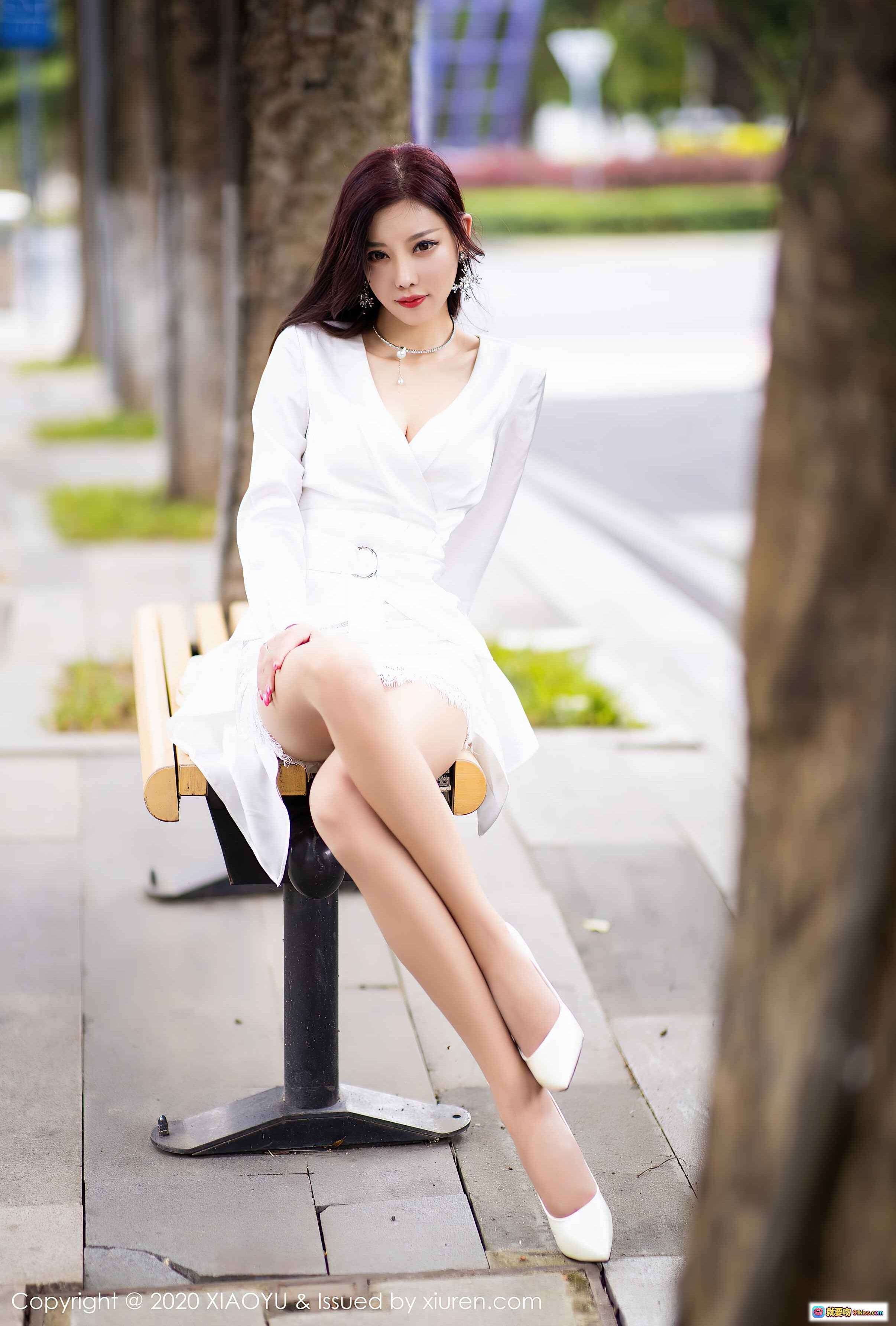 图片[6] - 杨晨晨Sugar白裙性感写真 | 奥迪车前优雅姿态 | XIAOYU语画界Vol.353高清美图 - 就要吻