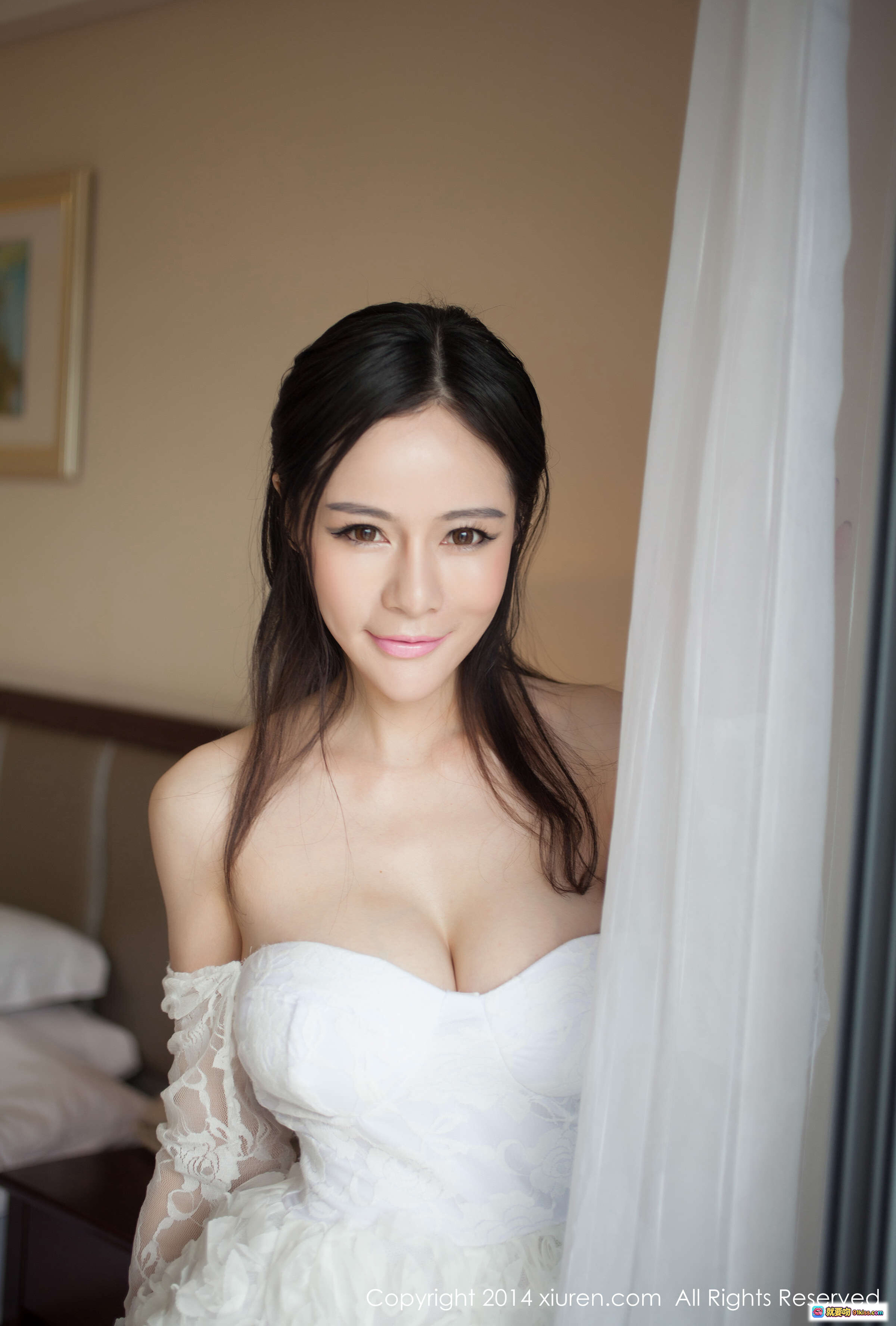 图片[3] - XIUREN秀人网2014.01.31 NO.096 Nancy小姿 红色蕾丝镂空内衣写真 优雅坐姿 室内私房美图 - 就要吻