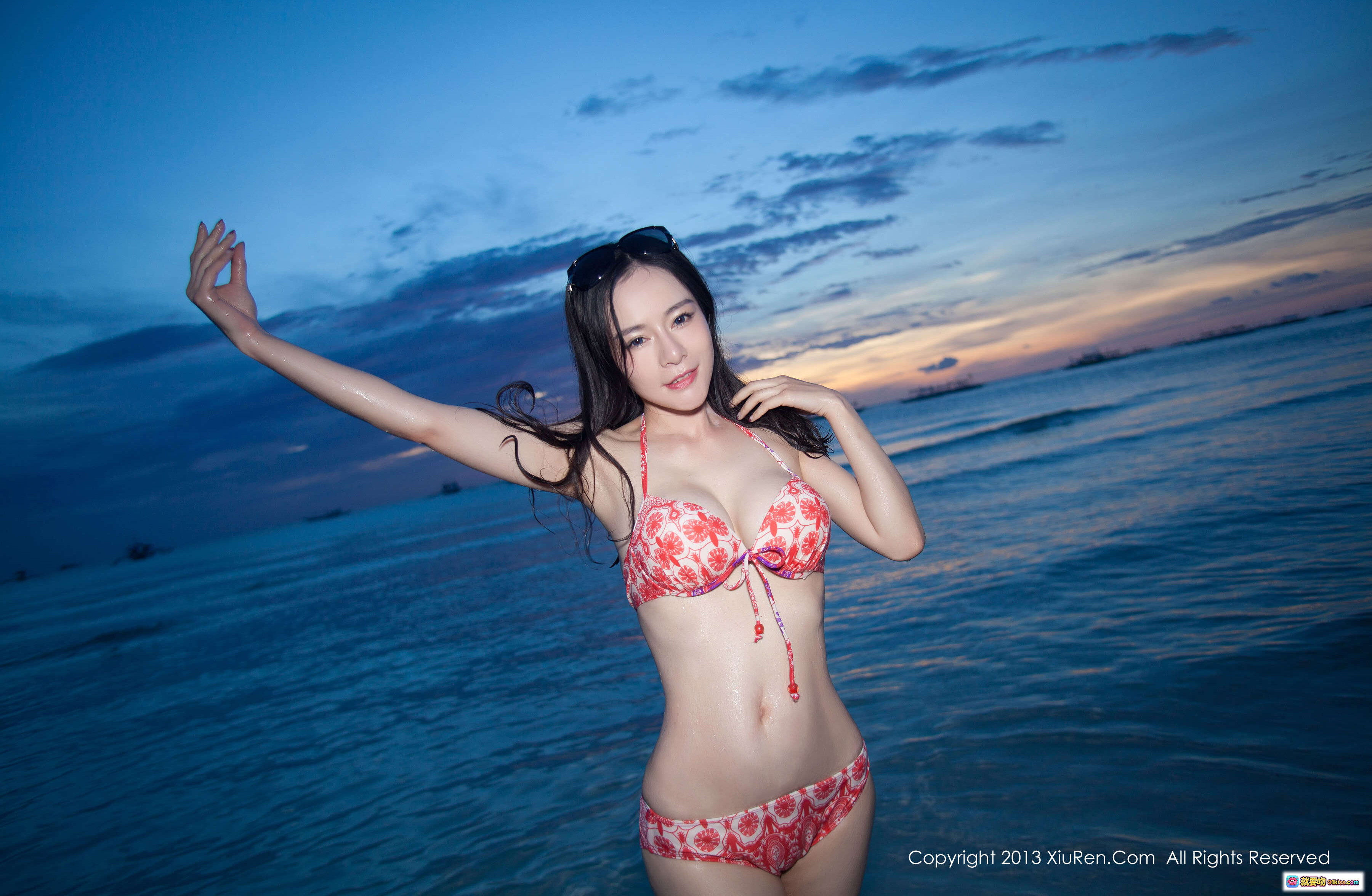 图片[4] - Nancy小姿美国国旗比基尼泳装写真 – 秀人网2013年12月4日NO.060高清美图 - 就要吻