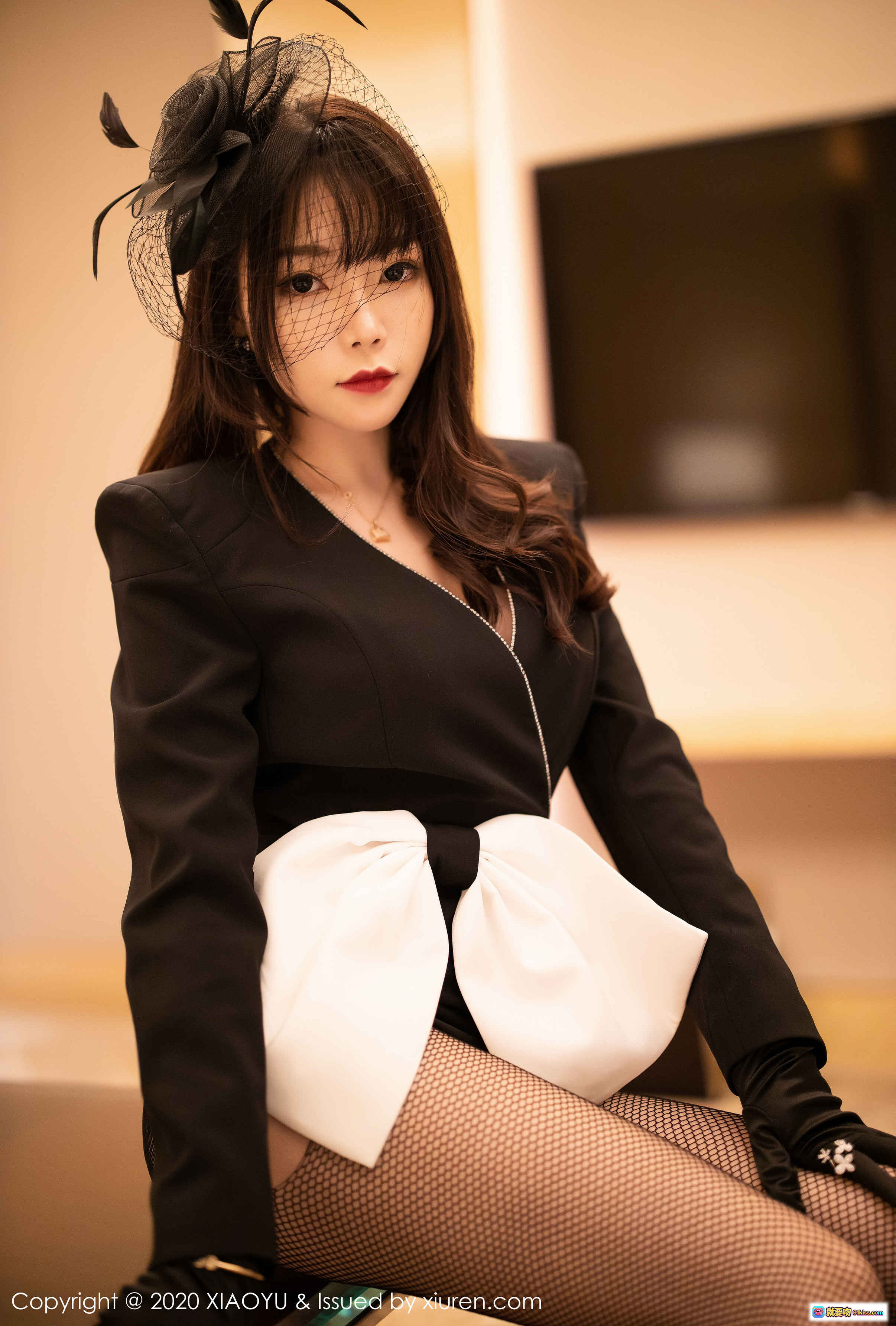 图片[5] - XIAOYU语画界2020.01.19 VOL.239芝芝Booty 黑裙网纱帽黑丝手套优雅写真 73P高清图集 - 就要吻
