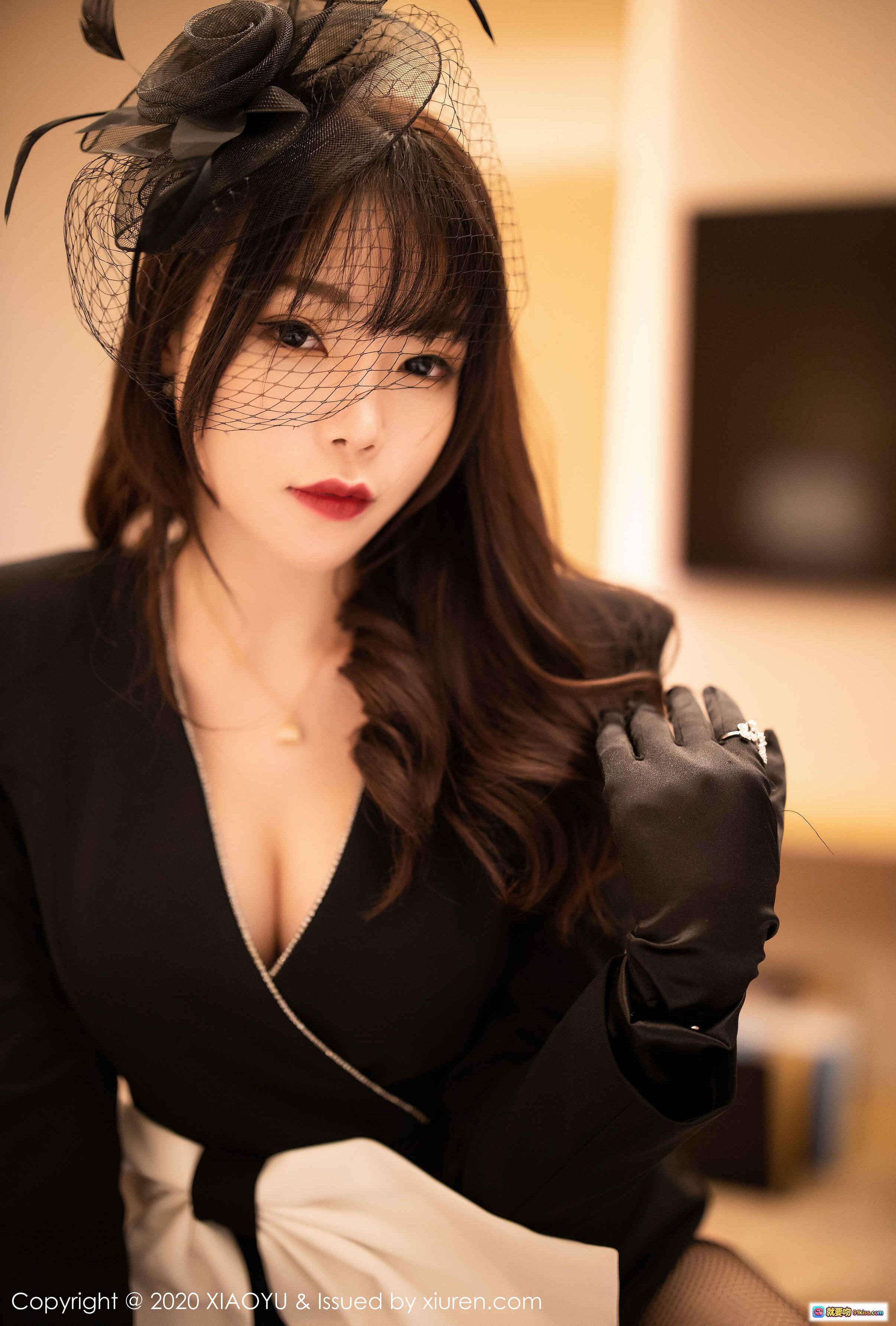 图片[7] - XIAOYU语画界2020.01.19 VOL.239芝芝Booty 黑裙网纱帽黑丝手套优雅写真 73P高清图集 - 就要吻