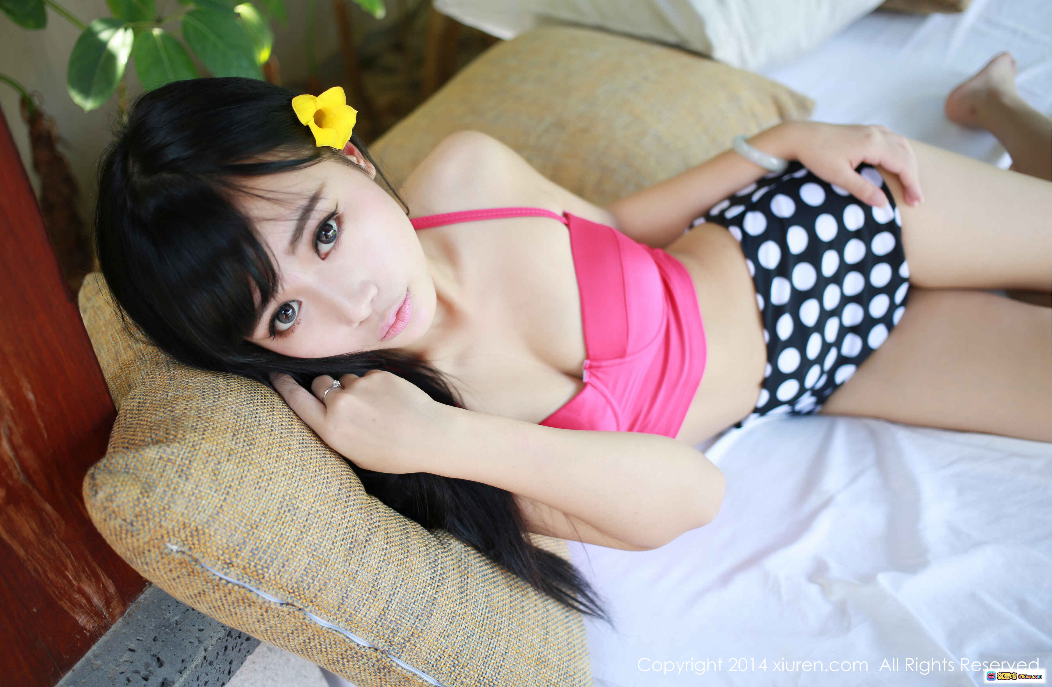 图片[3] - XIUREN秀人网2014.05.31 No.146 模特湿身淋浴写真 粉色比基尼 清新自然水珠肌 竹林背景 67P高清图集 - 就要吻