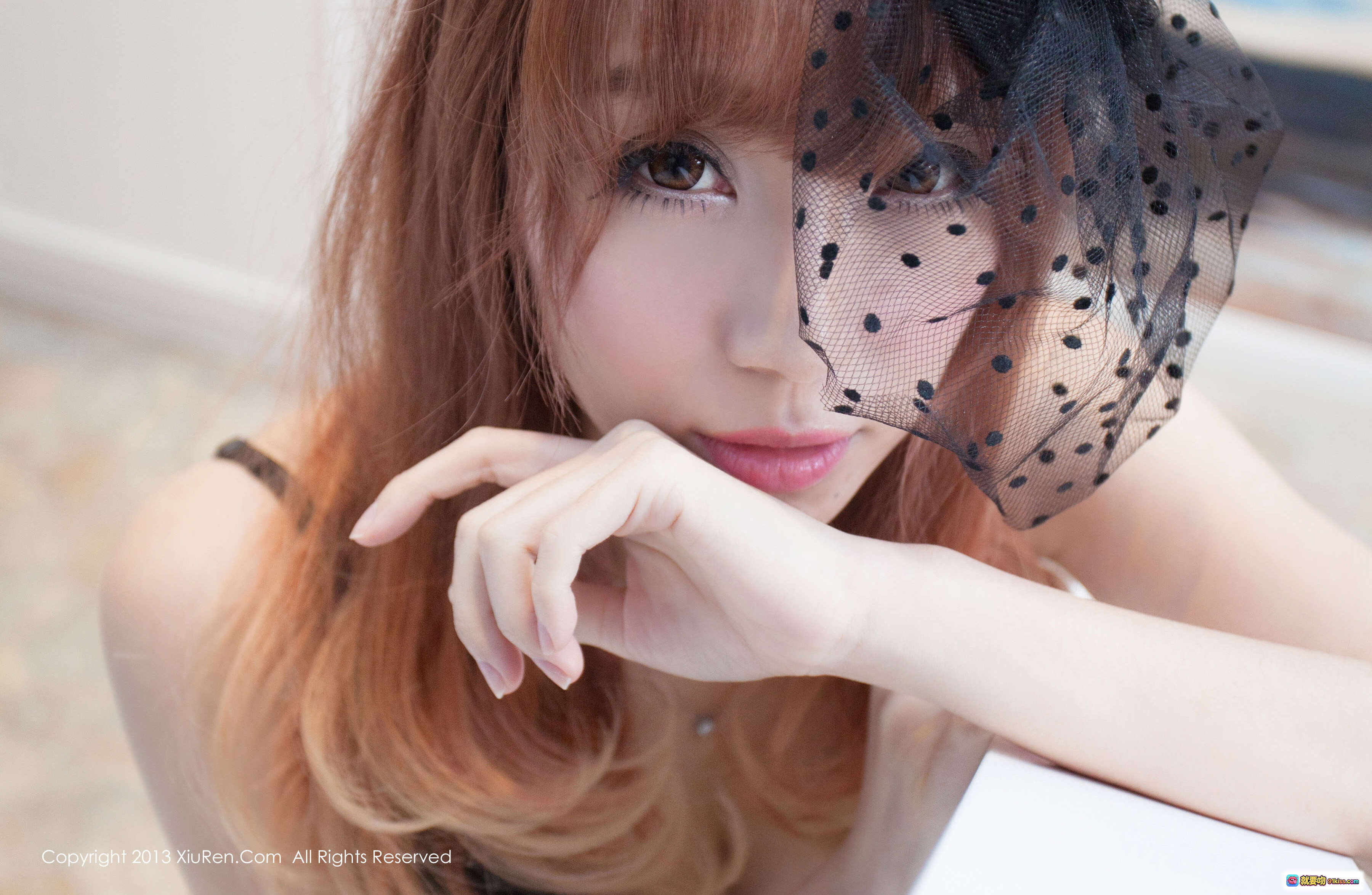 图片[10] - 鹿小茜白色衬衫黑内搭床上写真 | XIUREN秀人网2013.11.24 NO.054高清私房美图 - 就要吻