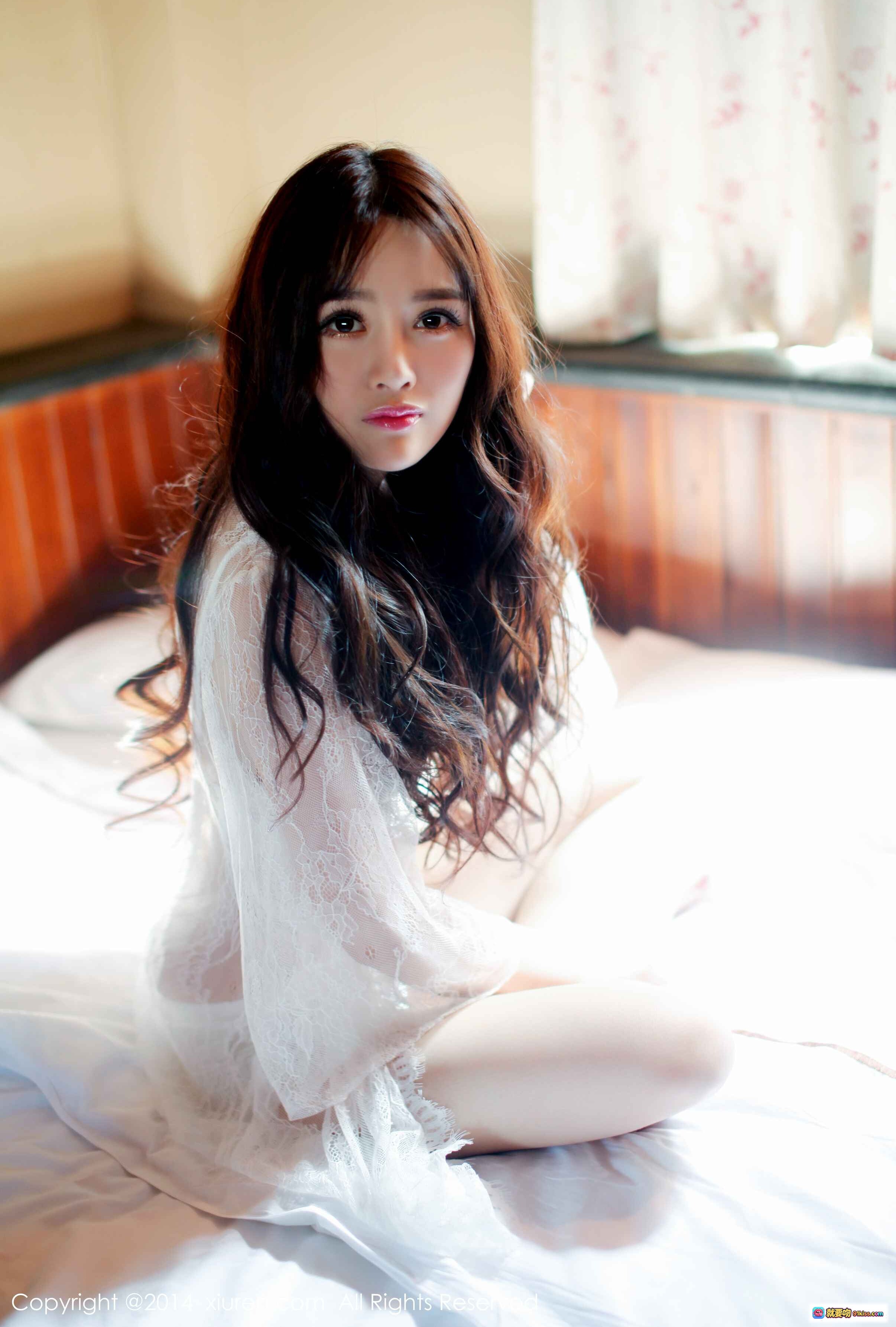 图片[2] - 高溜MilkCat白色蕾丝睡衣私房写真_秀人网2014年10月16日NO.225高清美图 - 就要吻