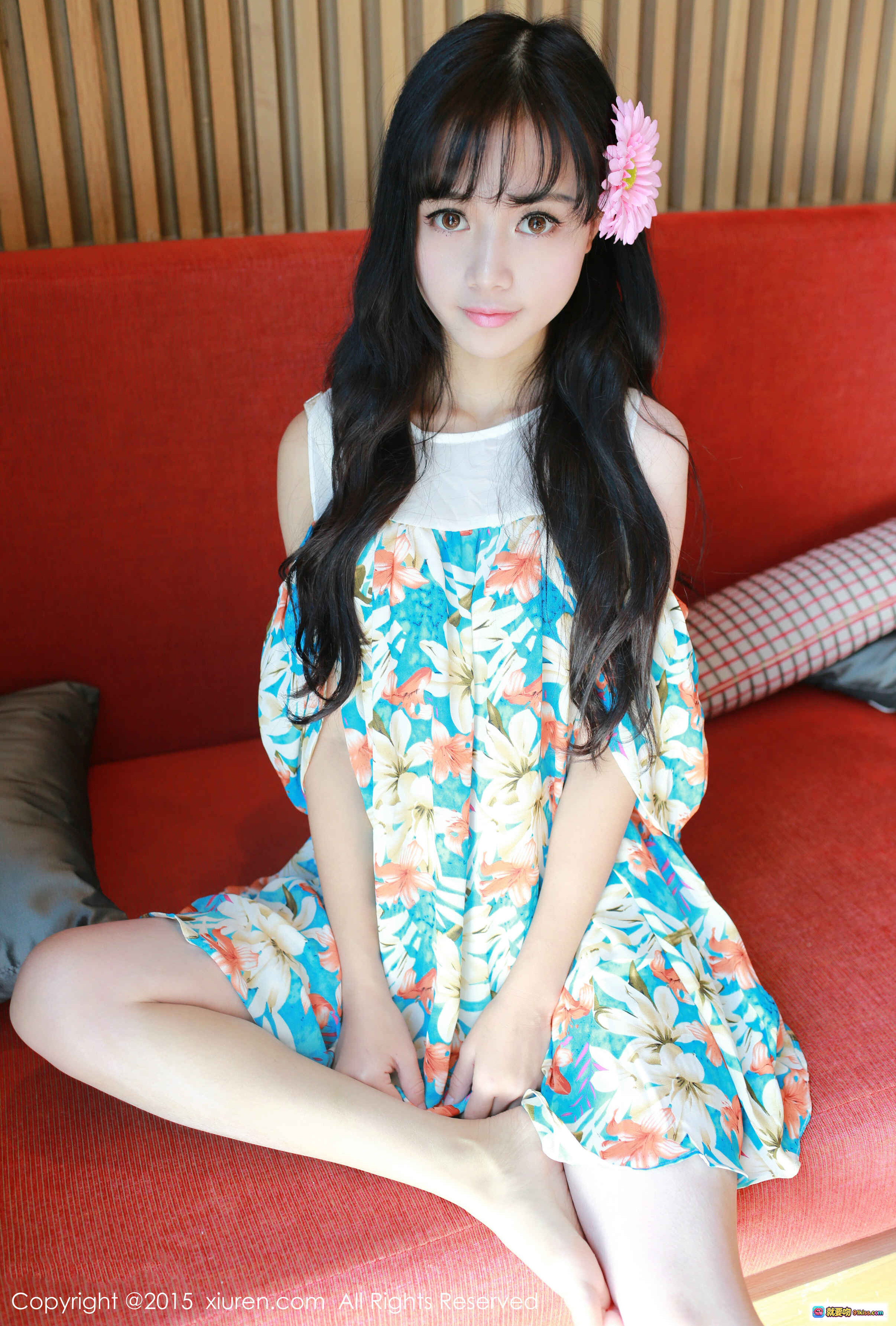 图片[9] - XIUREN秀人网2015.04.10 NO.316 toro羽住 绿白女仆装长发少女室内写真 甜美可爱清新风格 - 就要吻