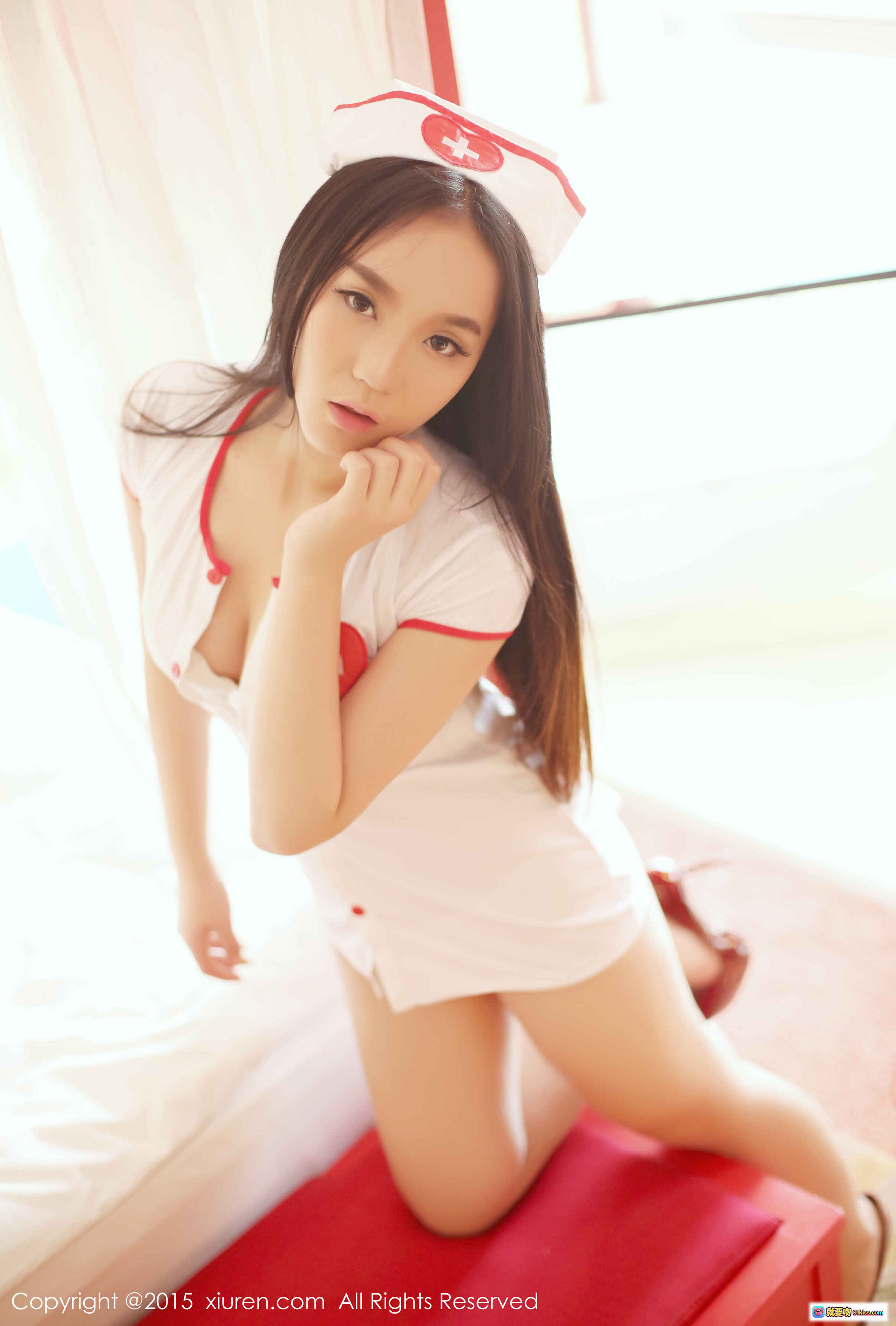 图片[10] - Jennifer小若性感睡衣写真 – 粉色丝绸浴袍私房照 – 秀人网2015经典高清图集 - 就要吻