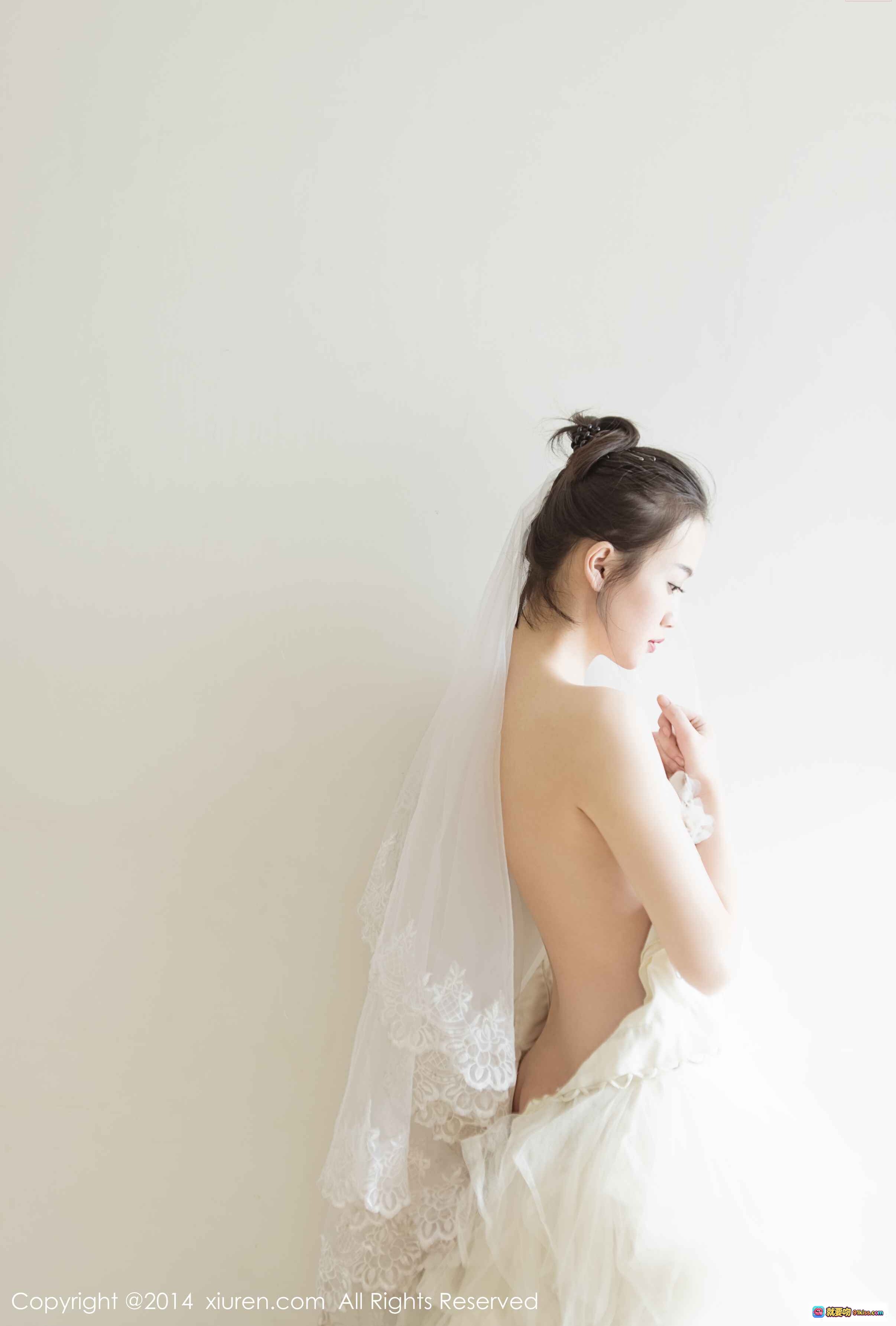 图片[6] - 浴缸玫瑰花瓣美女写真 – 白色蕾丝内衣湿发诱惑 – XIUREN秀人网2014经典私房摄影 - 就要吻