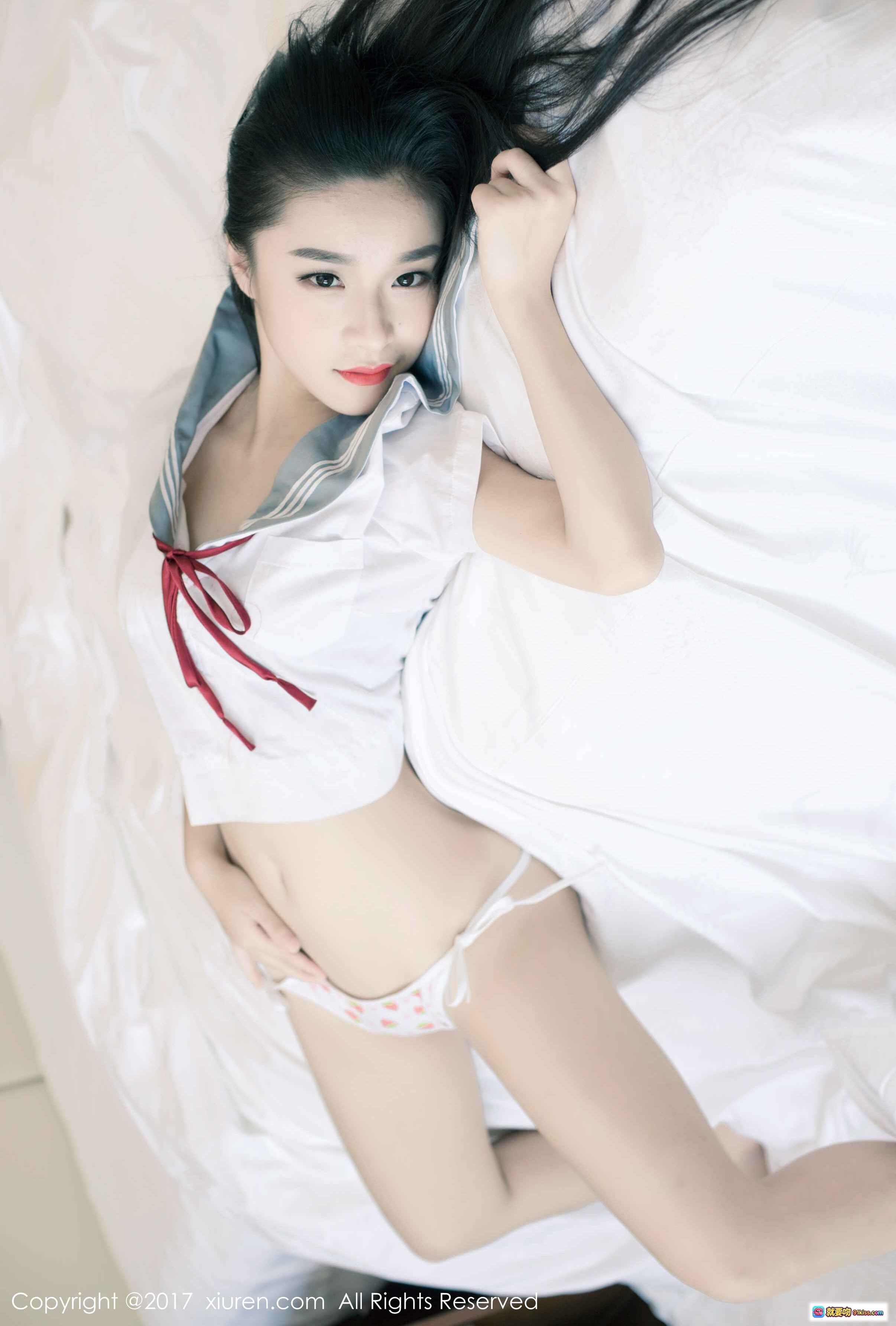 图片[9] - 绮梦Cherish黑丝连体衣湿身诱惑写真 – XIUREN秀人网2017.01.25 No.688高清美图 - 就要吻