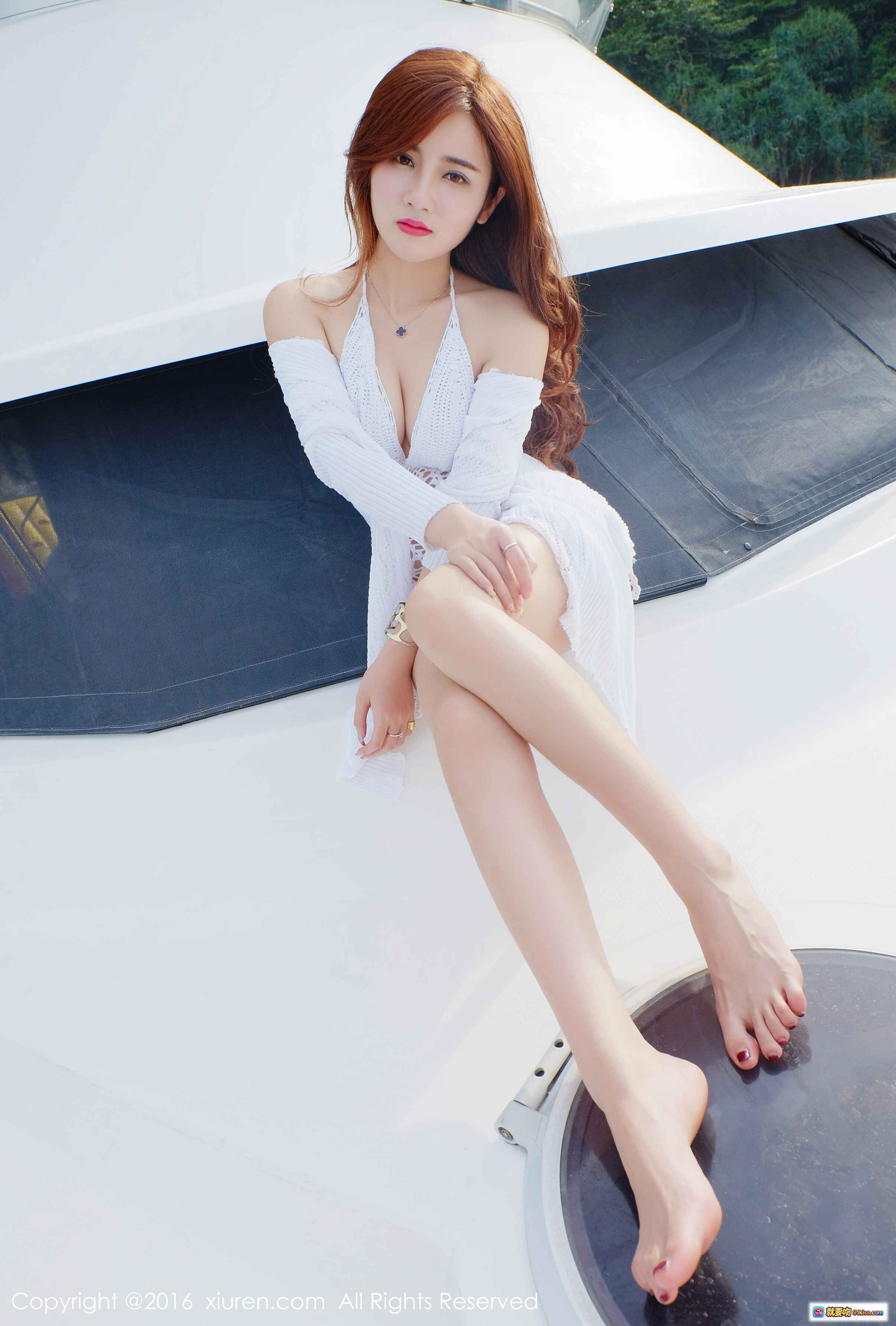 图片[6] - 木木hanna性感写真 | 白色蕾丝内衣床上私房照 | XIUREN秀人网2016精选美图 - 就要吻