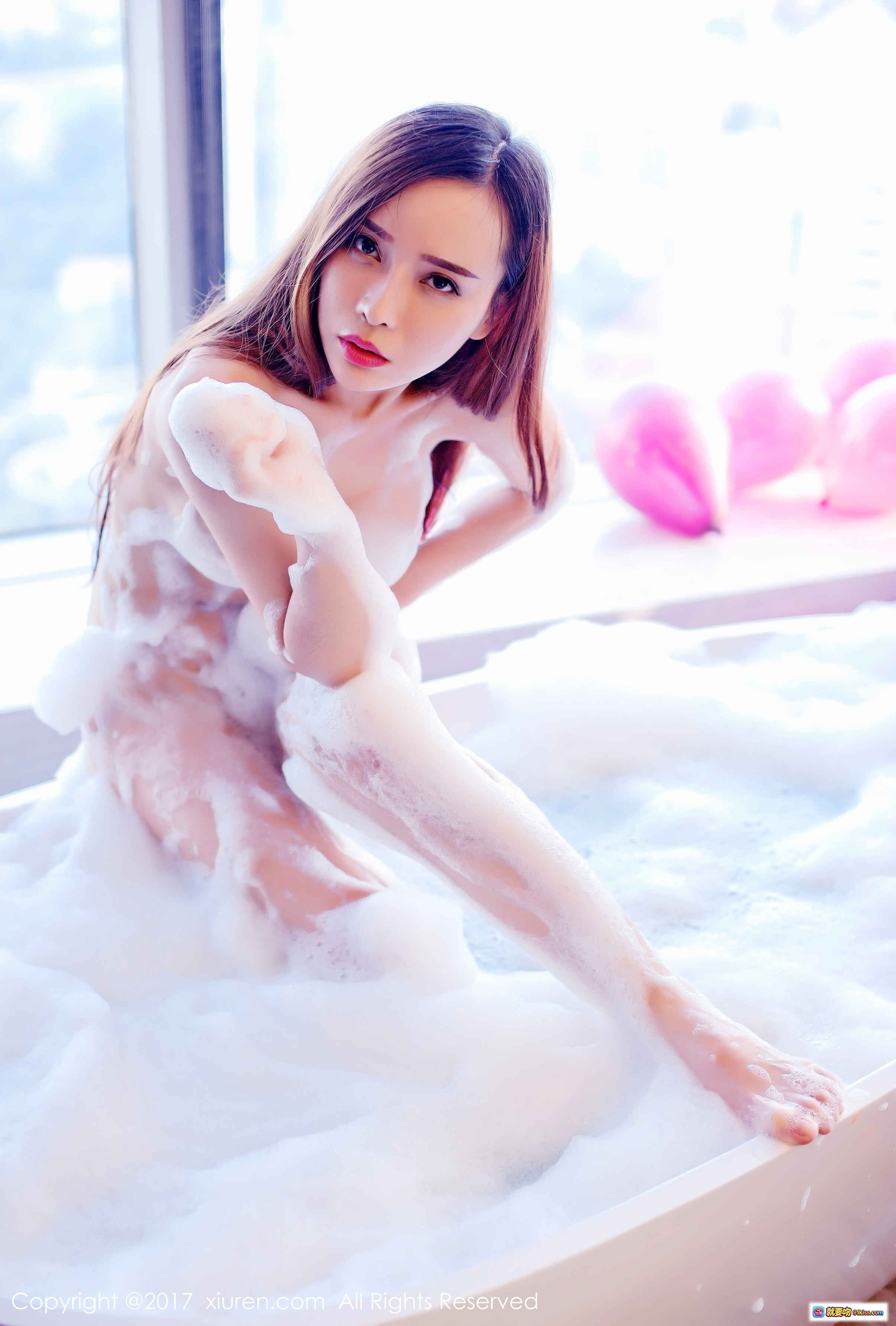 图片[5] - 艾小青浴缸泡沫写真 – 秀人网2017性感私房照 – 甜美裸背湿发诱惑 – 高清无码美图收藏 - 就要吻