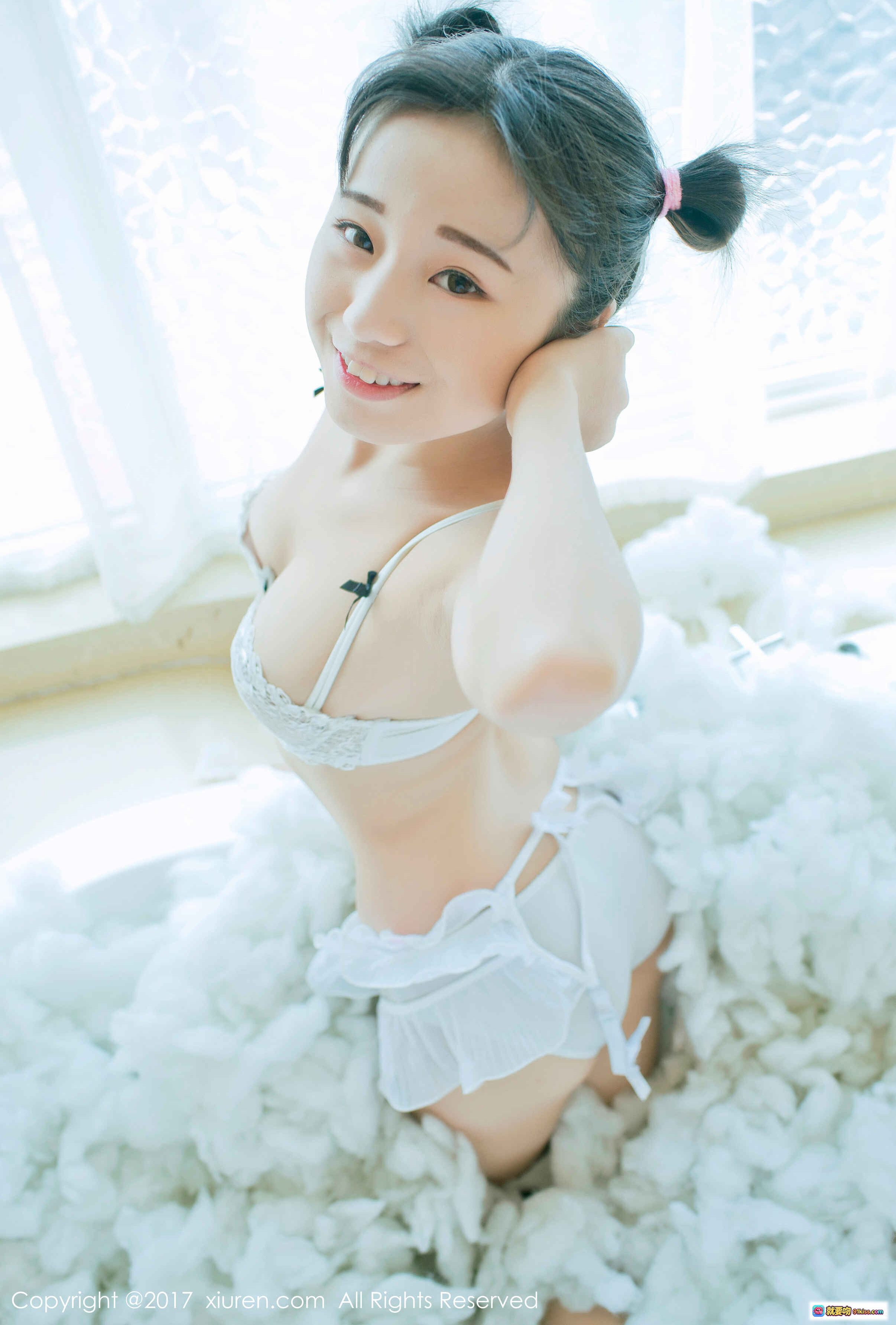 图片[8] - 仓井优香双马尾白蕾丝内衣浴缸棉花写真 – XIUREN秀人网2017.08.24 No.805高清美图 - 就要吻