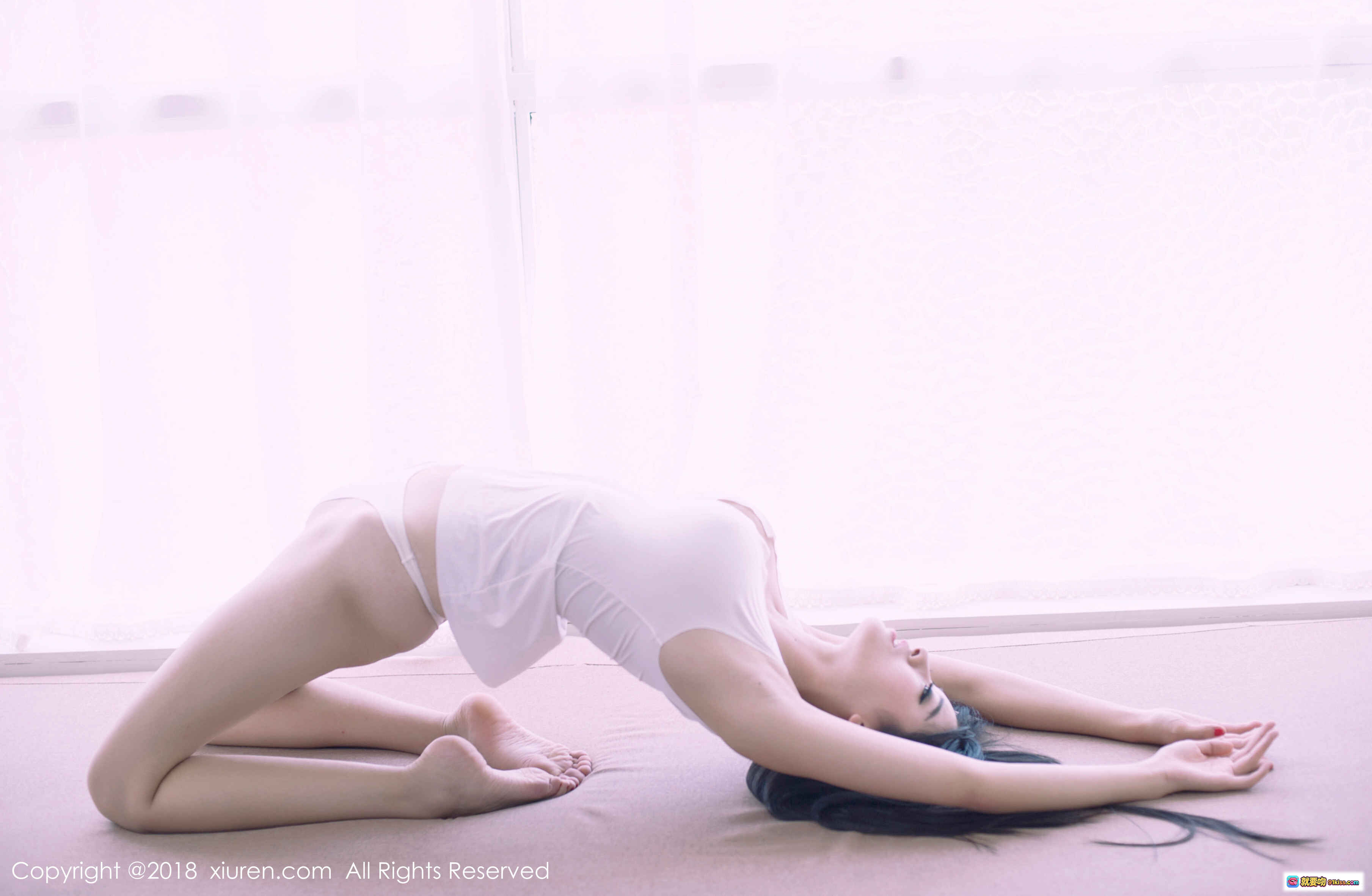 图片[6] - 空白Ivy性感写真 | 黑色比基尼+高跟鞋 | 镜前湿身诱惑 | XIUREN秀人网2018精选美图 - 就要吻