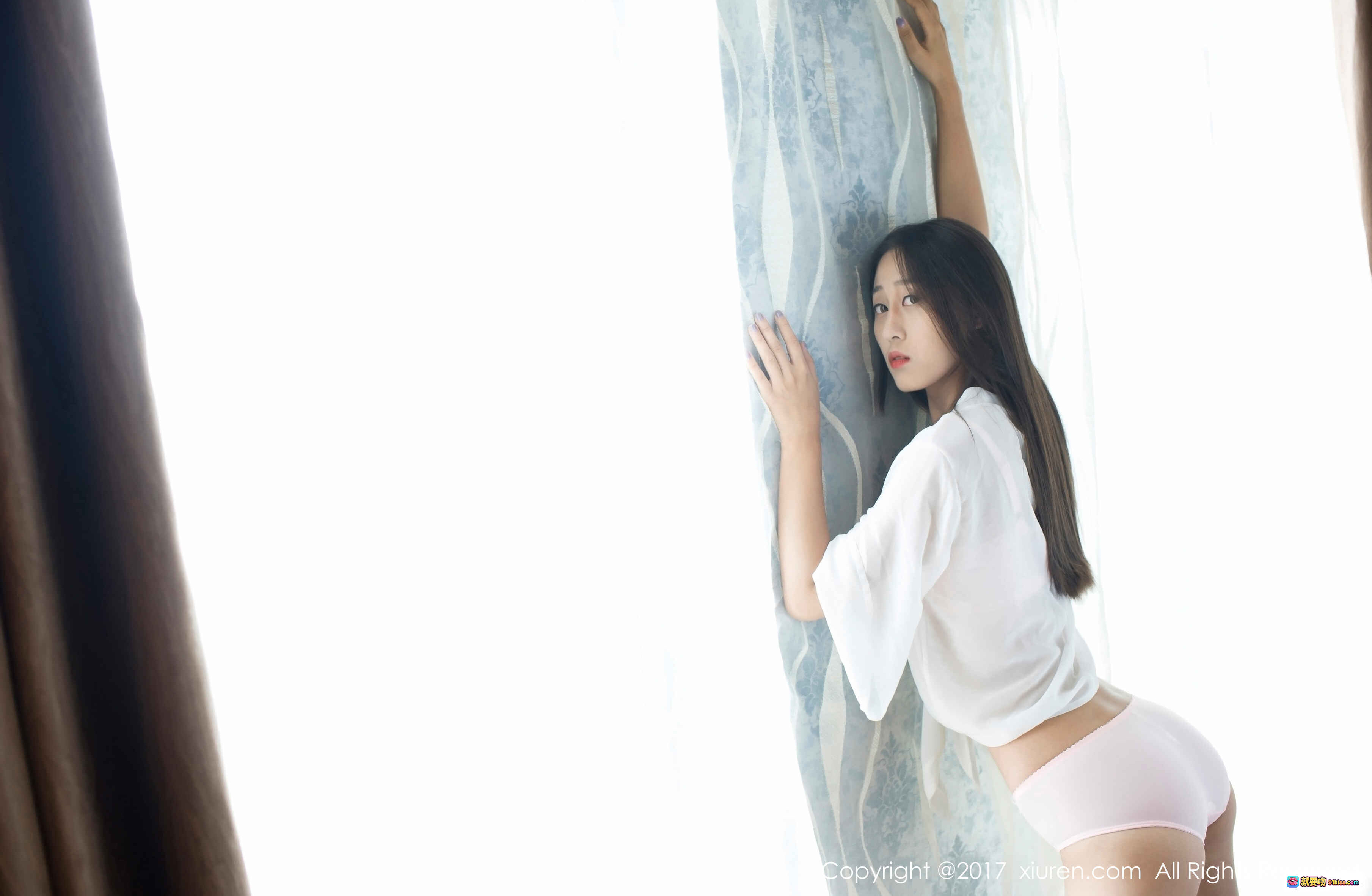 图片[8] - 雨涵Iris清新少女写真 | 双马尾校服美少女 | 白色床榻私房照 | 秀人网No.802高质图集 - 就要吻