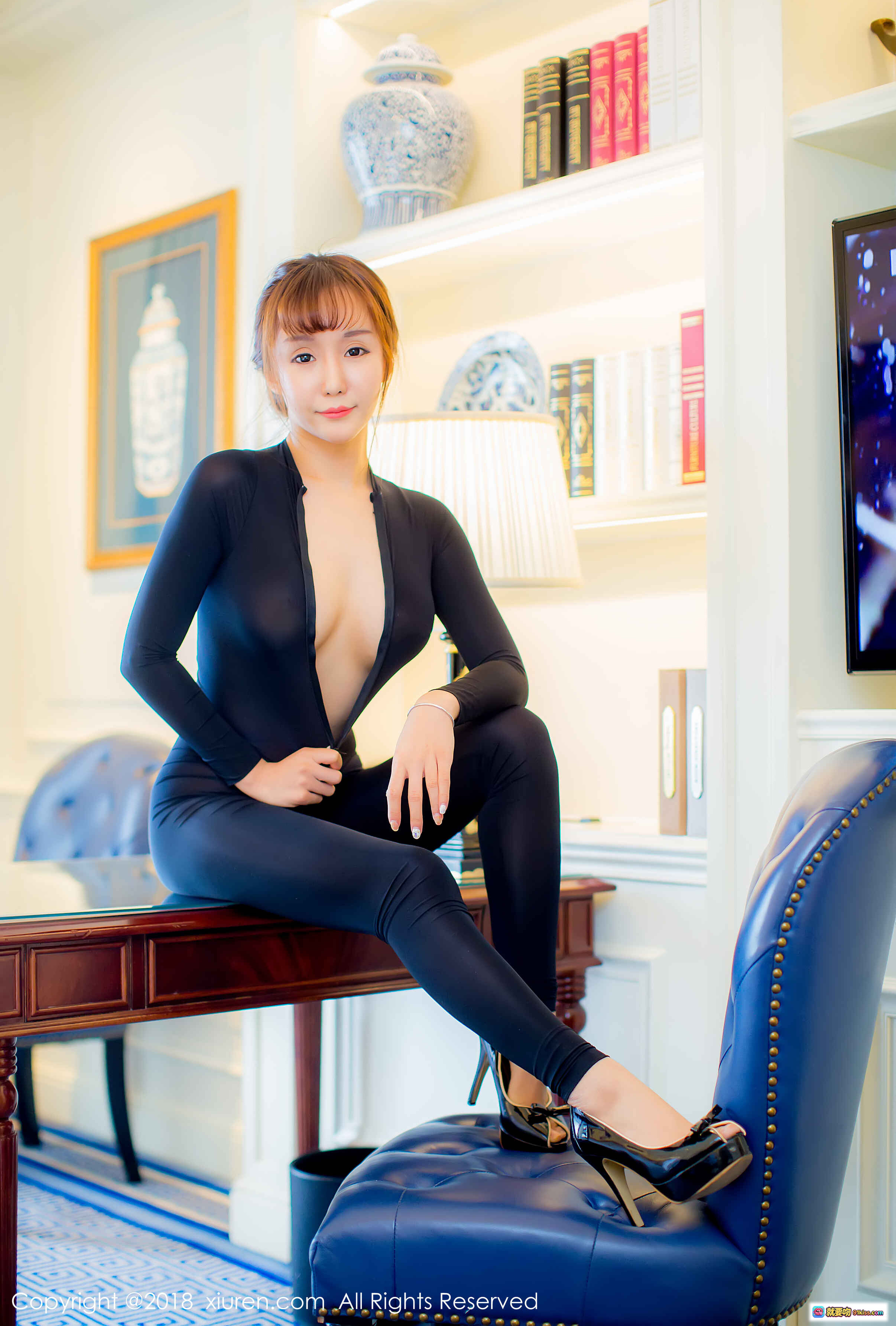 图片[5] - 顾灿浴缸私房写真 – 黑色乳贴性感诱惑 – XIUREN秀人网2018.04.12 No.979高清美图 - 就要吻