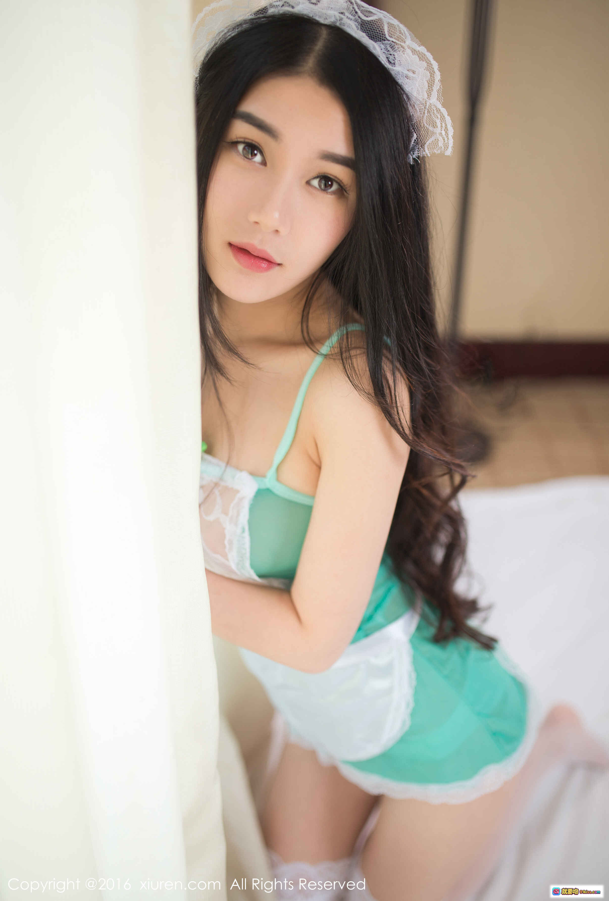 图片[10] - 王梓童性感写真：粉色蕾丝内衣诱惑，黑发长腿私房美拍，秀人网2016经典图集 - 就要吻