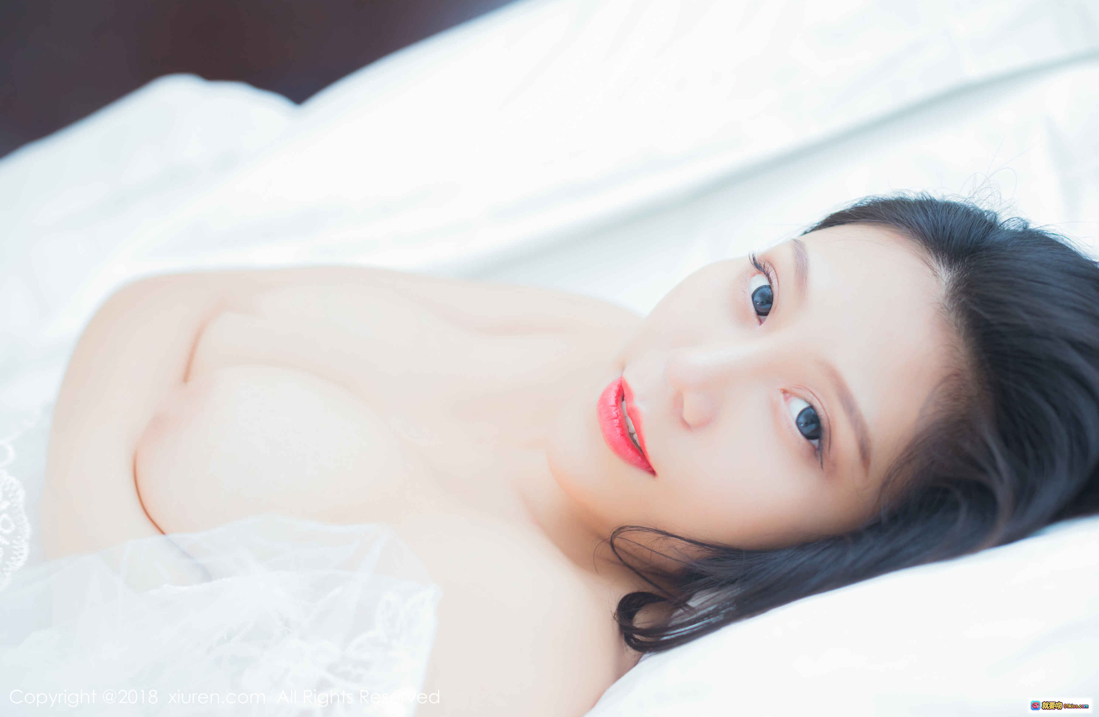 图片[5] - 若可性感写真 | 白纱轻覆柔美姿态 | 秀人网2018.06.27 No.1054 | 50P高清图集 - 就要吻