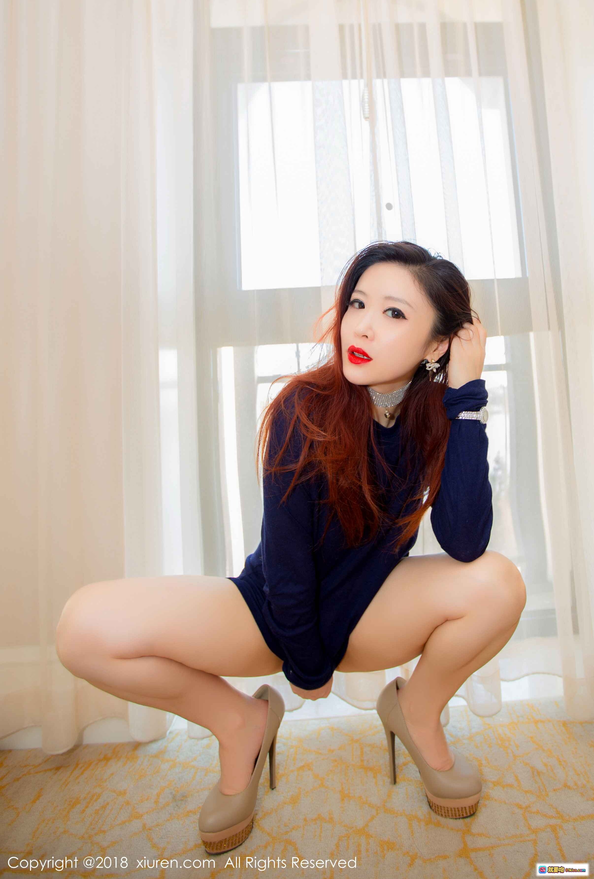 图片[6] - 西希白兔性感写真 | 白色连体衣草地外拍 | 秀人网2018精选高清图集 - 就要吻