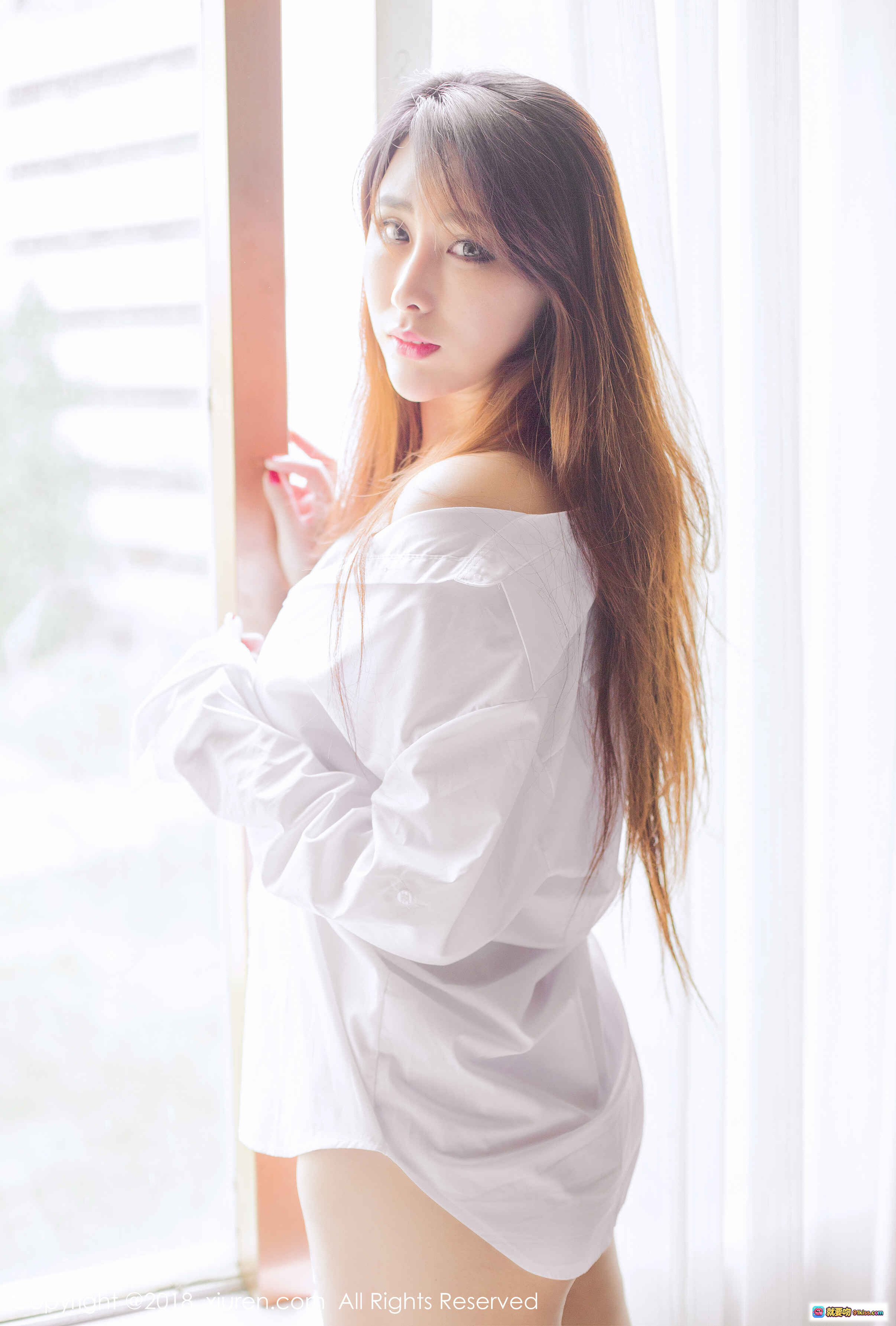 图片[8] - 孟狐狸FoxYini蓝发兔耳睡衣写真 – XIUREN秀人网2018.07.25 No.1096 31P高清美图 - 就要吻