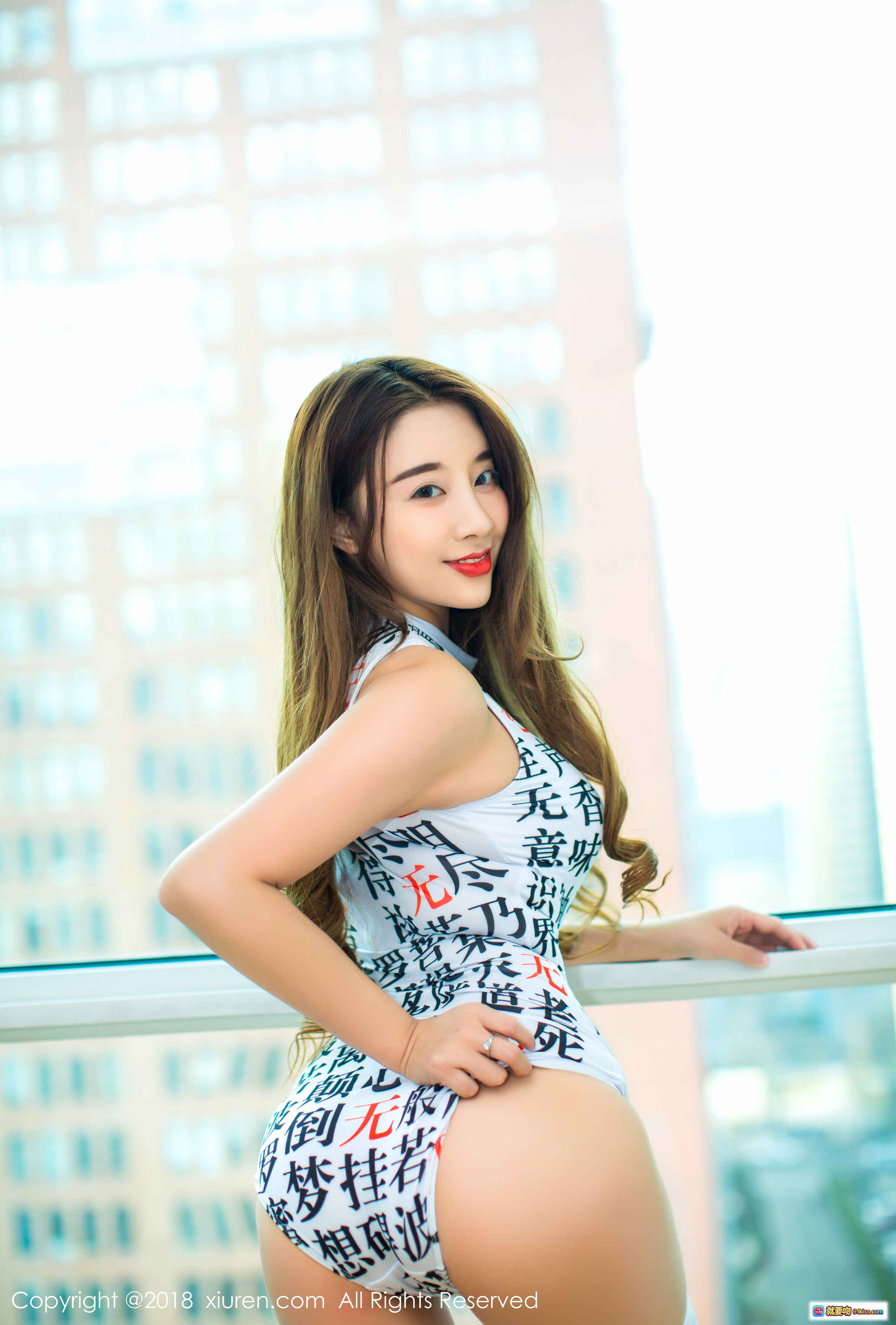 图片[9] - 筱慧性感写真 | 印花连体衣+长袜美腿 | 室内花卉沙发私房照 | XIUREN秀人网2018精选 - 就要吻