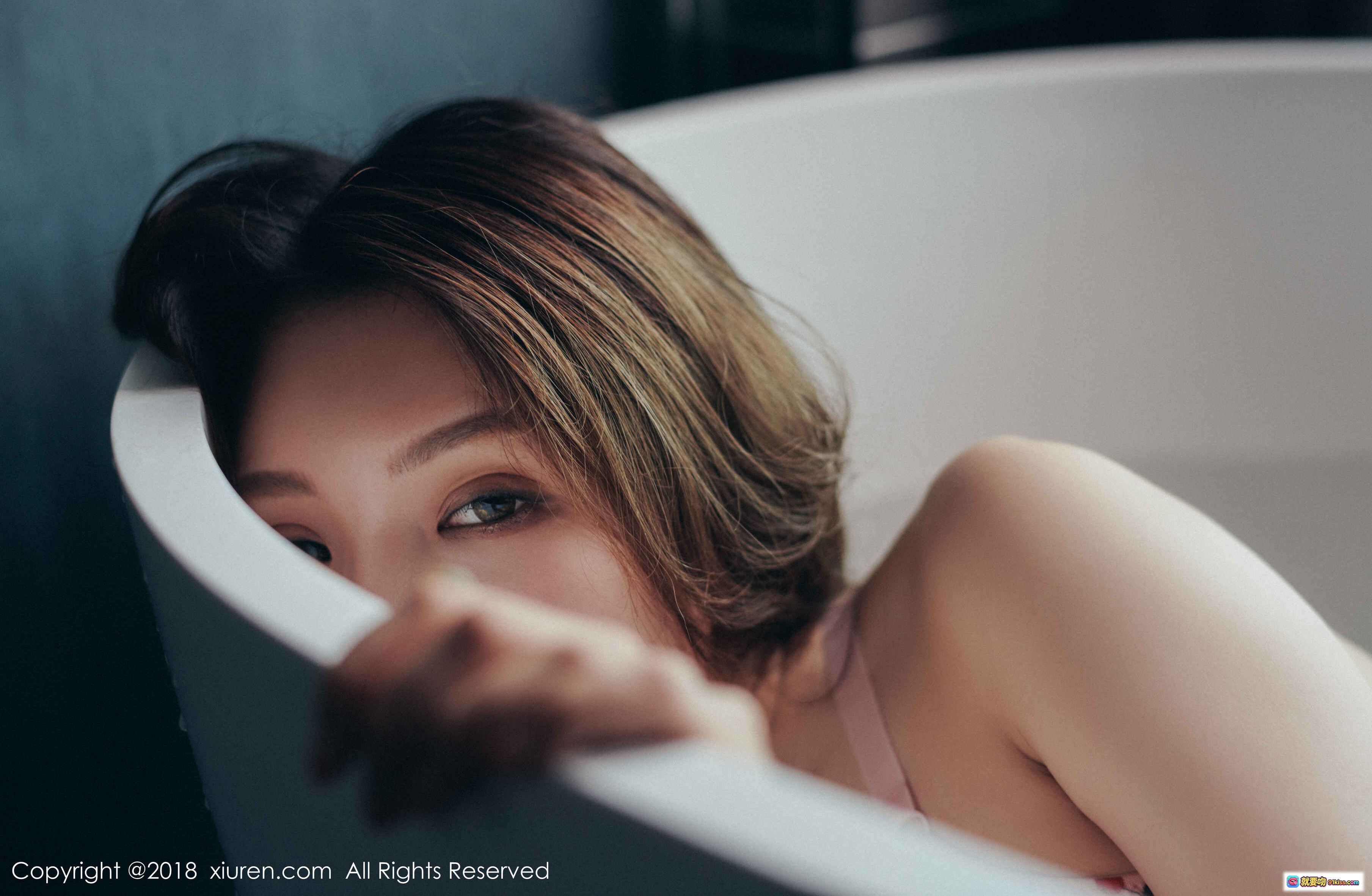 图片[6] - 黄楽然性感写真 | 黑色蕾丝内衣 | 腹部玫瑰纹身 | 秀人网2018精选 | 优雅私房风 - 就要吻