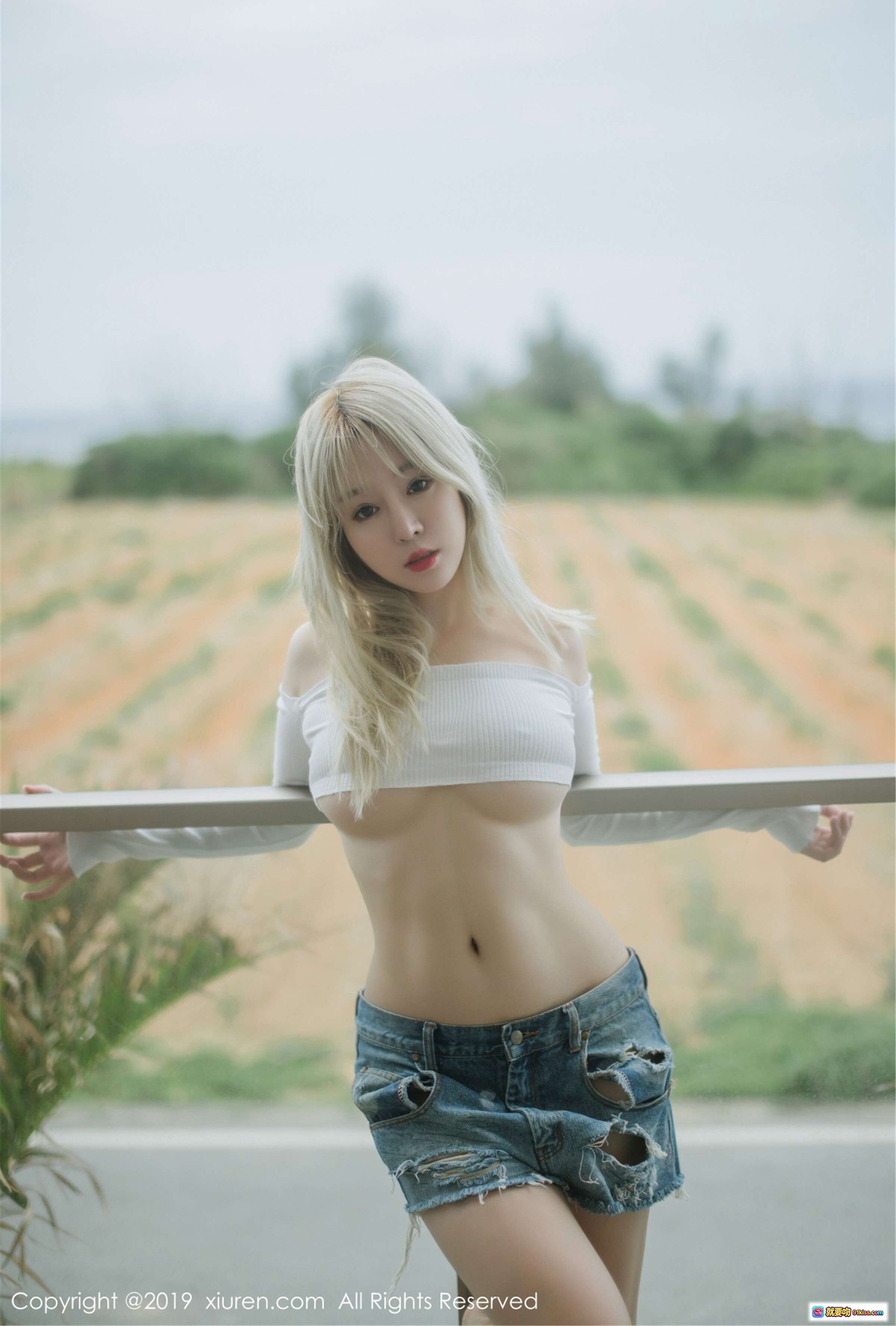 图片[2] - 王雨纯黑丝蕾丝内衣写真 | XIUREN秀人网2019.04.17 No.1400高清私房美图 - 就要吻