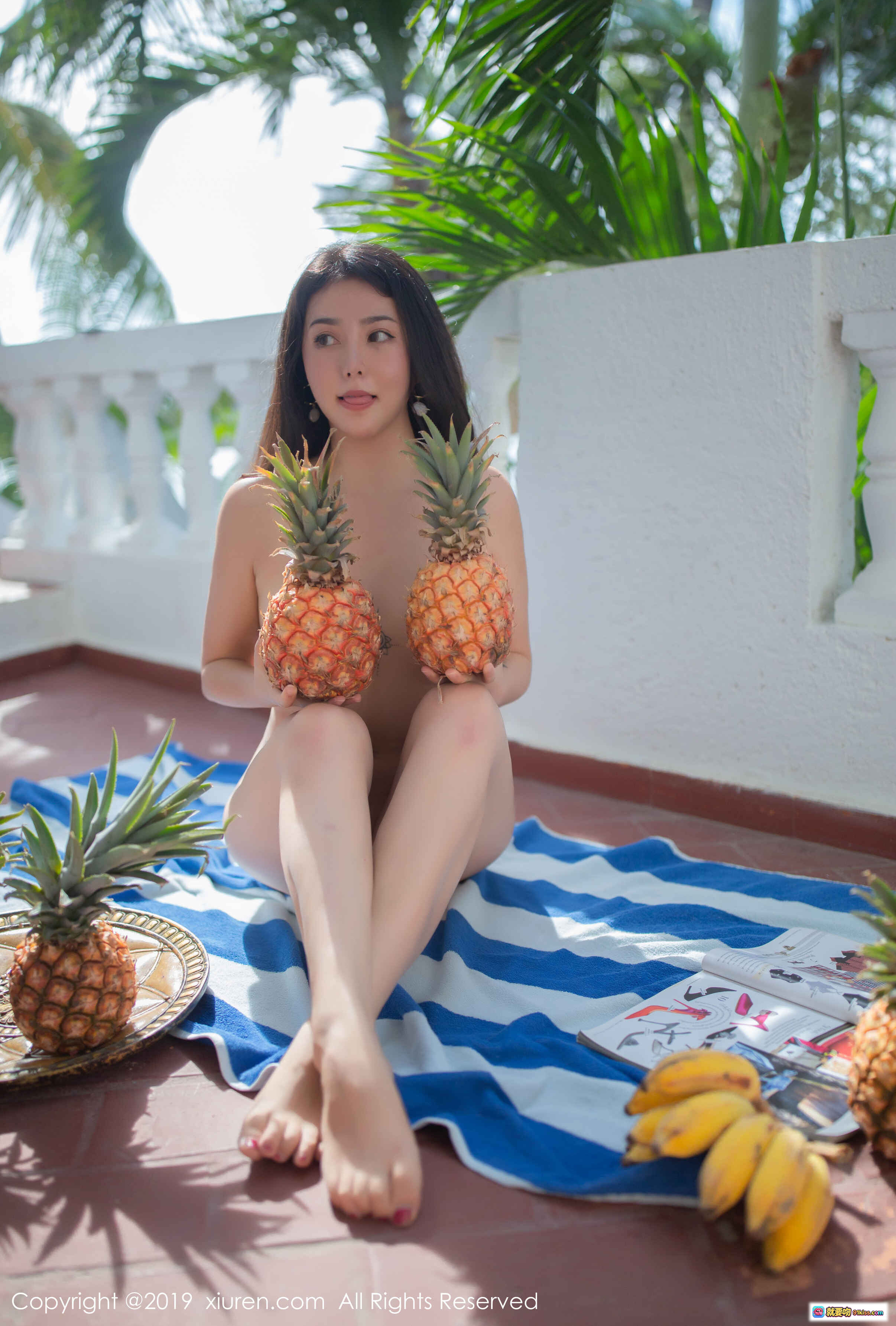 图片[3] - Manuela玛鲁娜性感写真 | 热带风情阳台裸体艺术 | 秀人网2019精选高清图集 - 就要吻