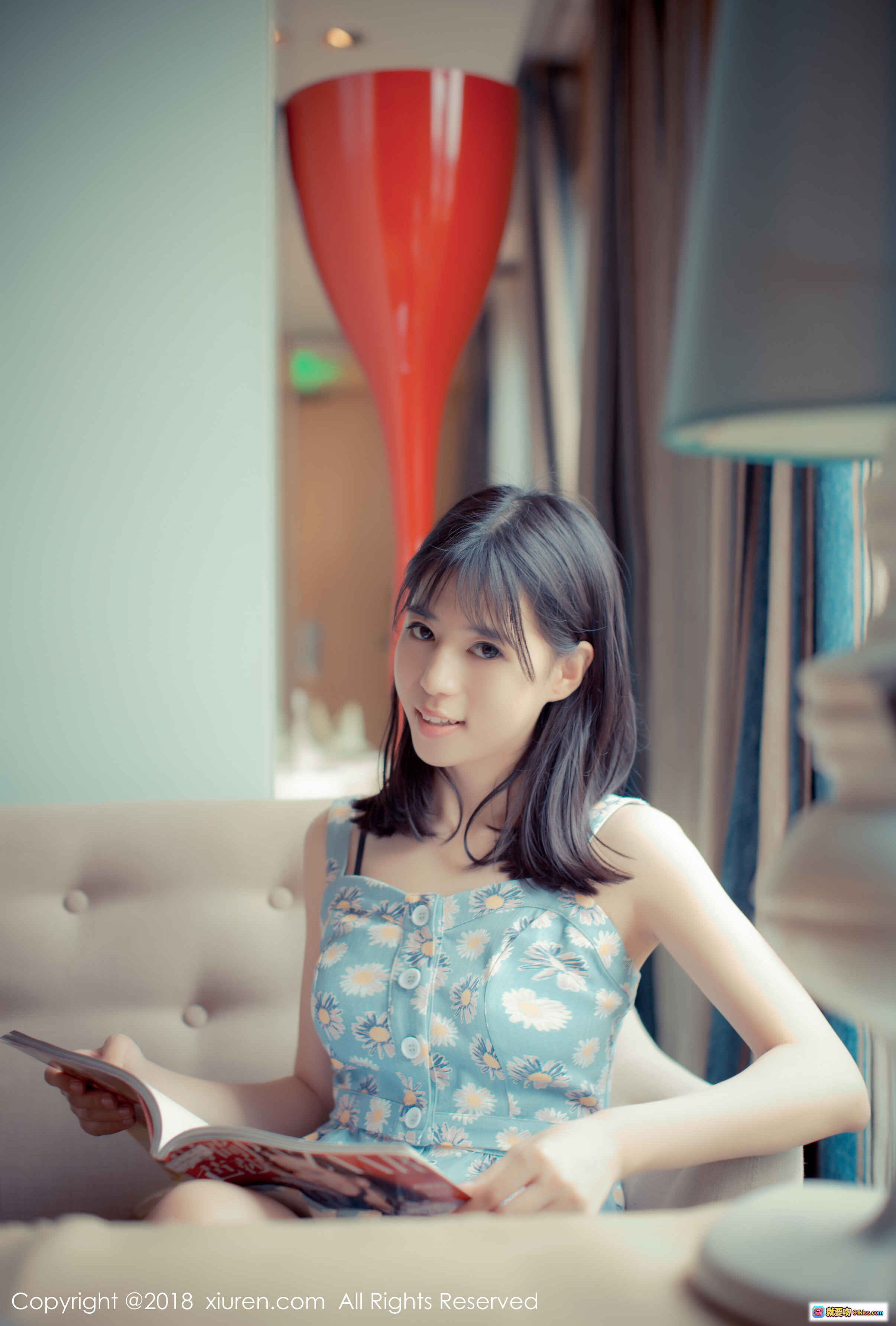 图片[6] - 艾栗栗栗栗栗栗吖优雅阅读时尚芭莎杂志·清新居家写真·秀人网2018精选美图 - 就要吻