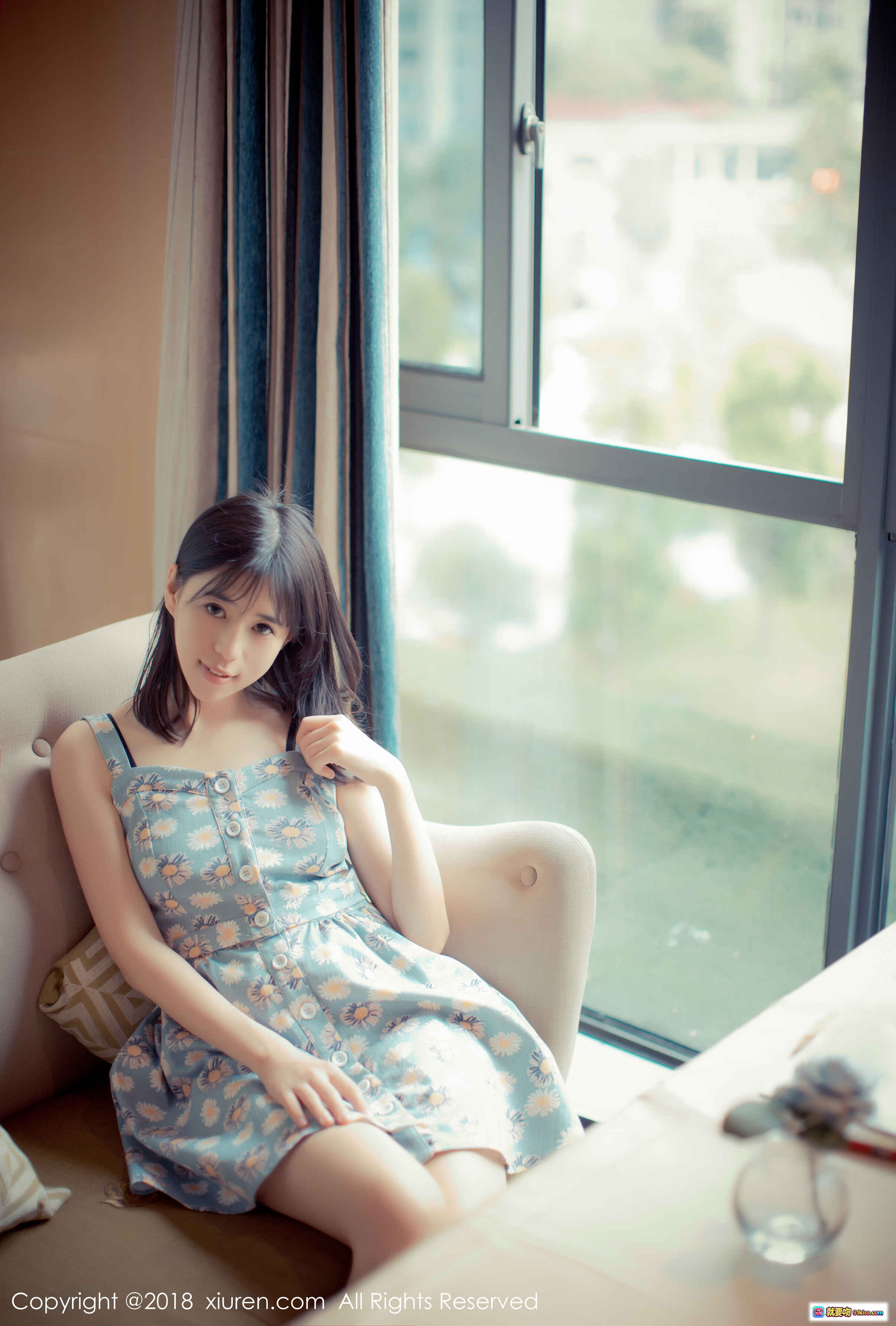 图片[3] - 艾栗栗栗栗栗栗吖优雅阅读时尚芭莎杂志·清新居家写真·秀人网2018精选美图 - 就要吻