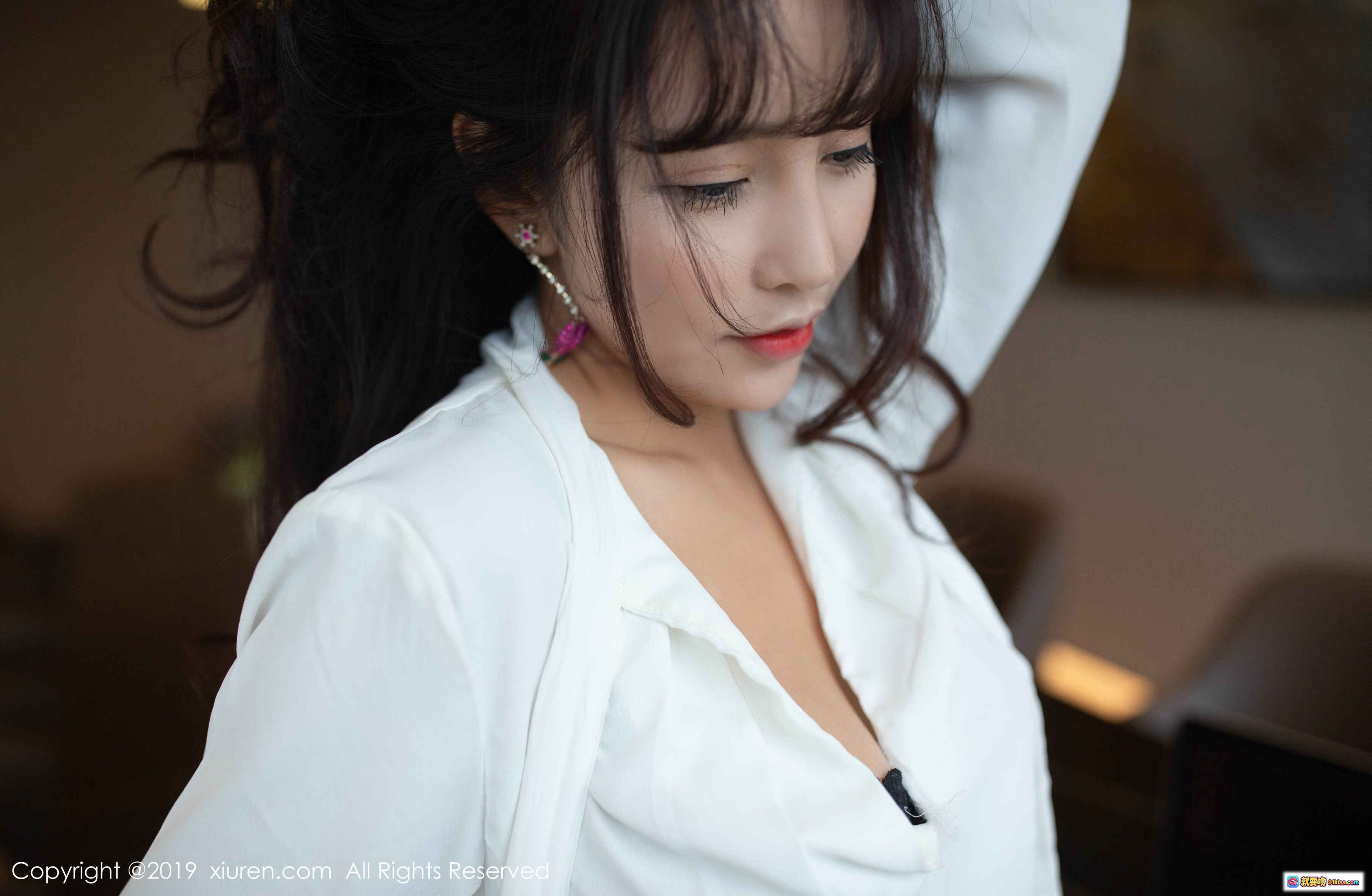 图片[8] - 陶喜乐白色衬衫写真 | XIUREN秀人网2019.11.06 No.1776 | 优雅气质美女高清图集 - 就要吻