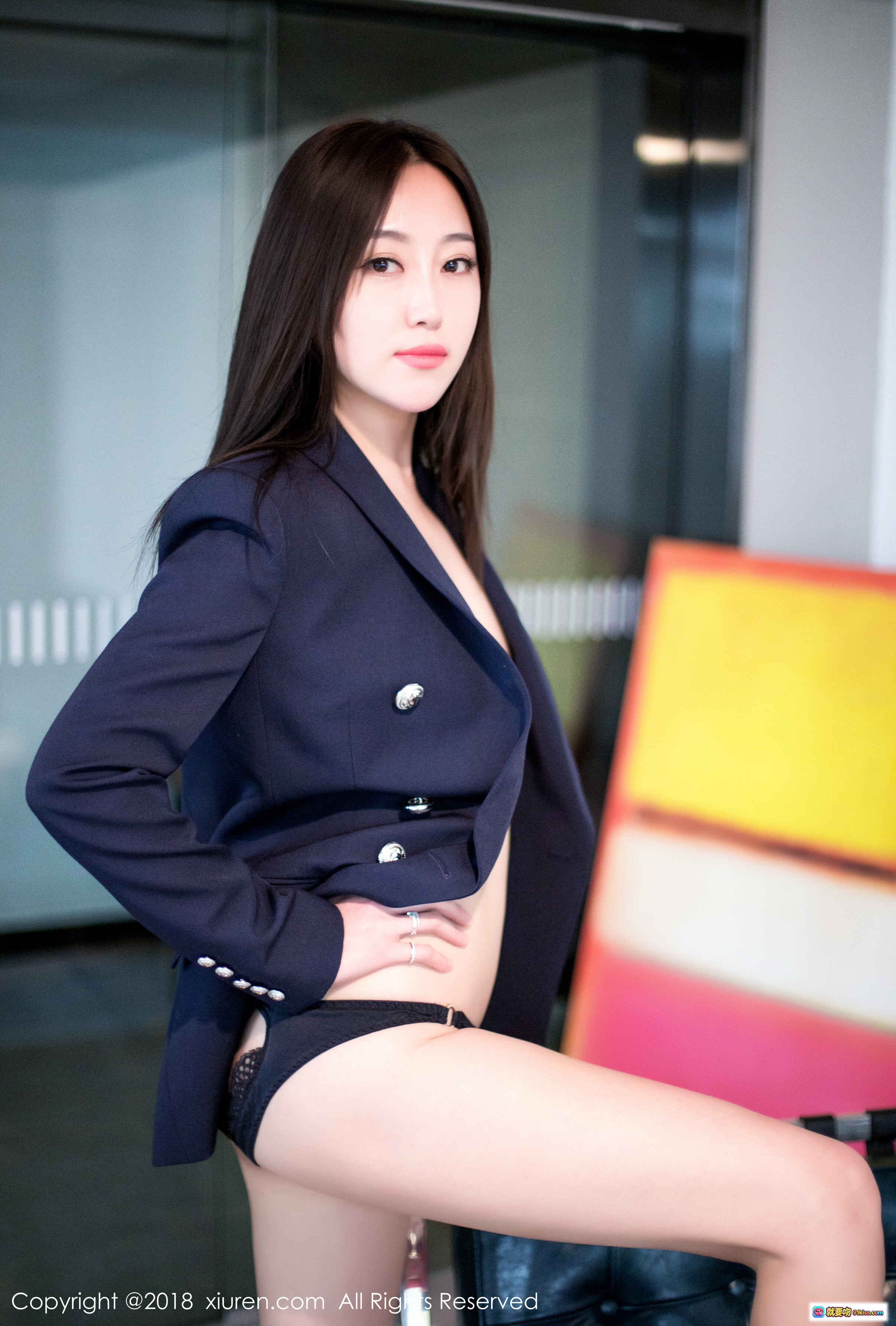 图片[9] - 艺文Eva性感写真 | XIUREN秀人网2018.08.07 No.1113 | 黑色大理石地板跪姿美拍 | 41P高清图集 - 就要吻