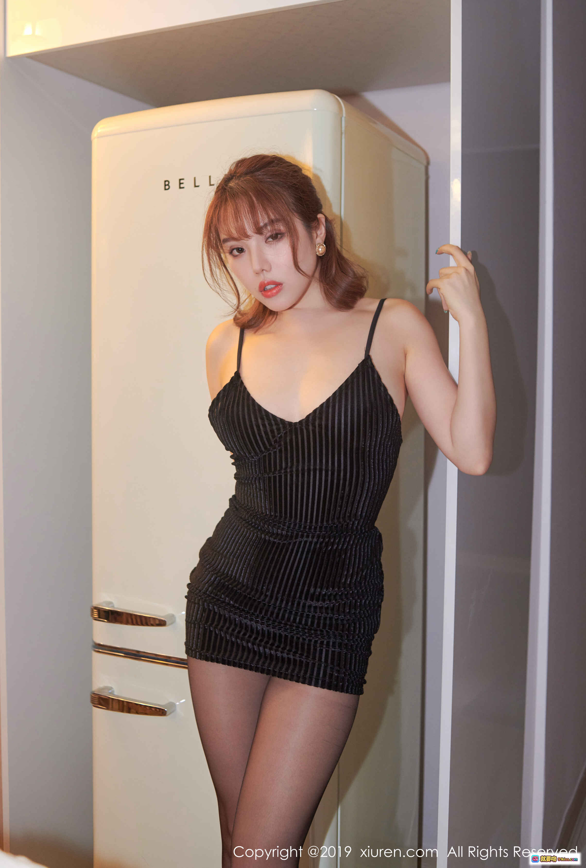 图片[3] - 黄楽然黑丝美腿性感写真 | XIUREN秀人网2019.08.20 No.1630 高跟鞋诱惑居家私房照 - 就要吻