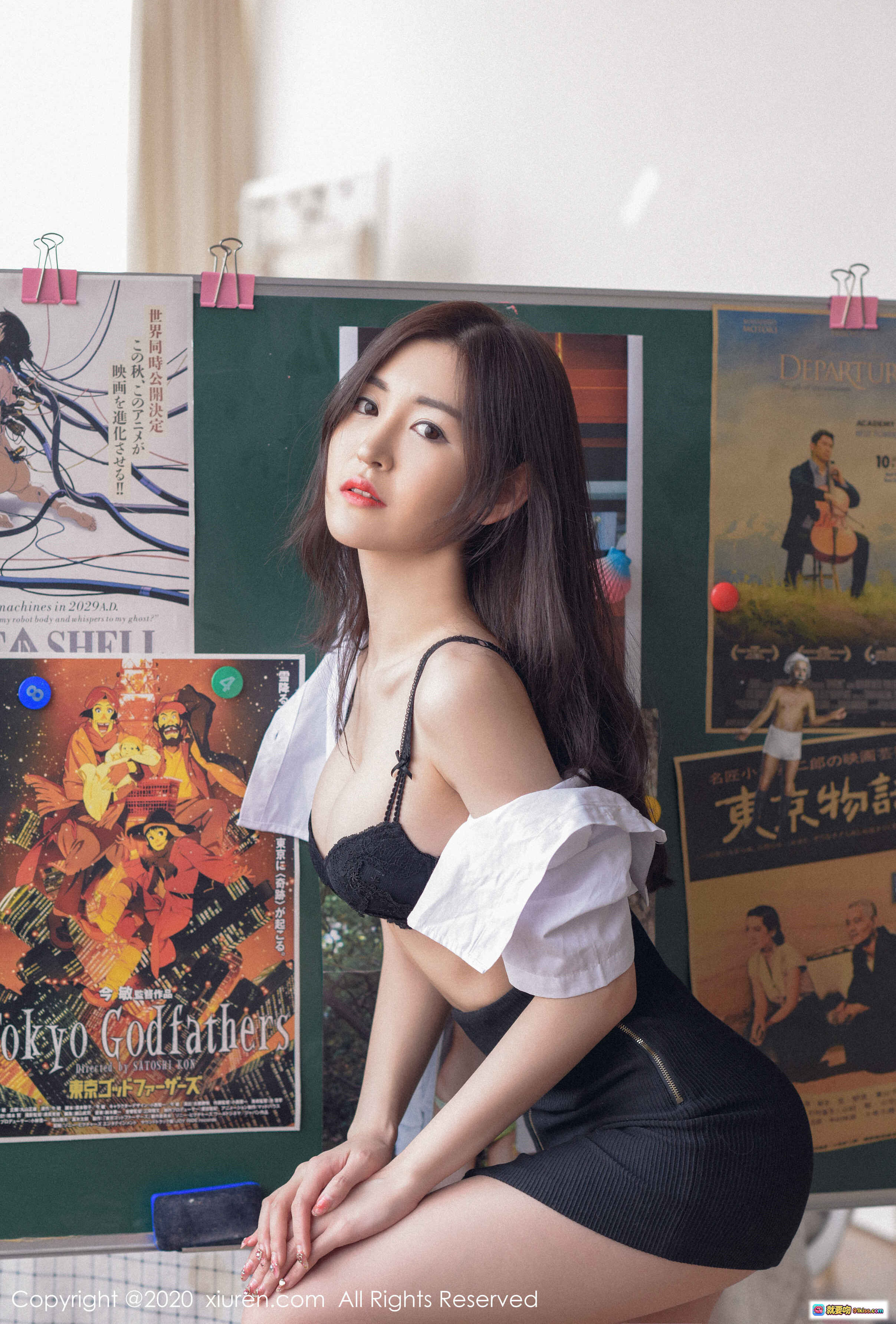 图片[6] - 沈梦瑶性感写真 | 黑色蕾丝内衣搭配高腰裙 | 秀人网2020经典私房照 | 优雅姿态尽显迷人曲线 - 就要吻