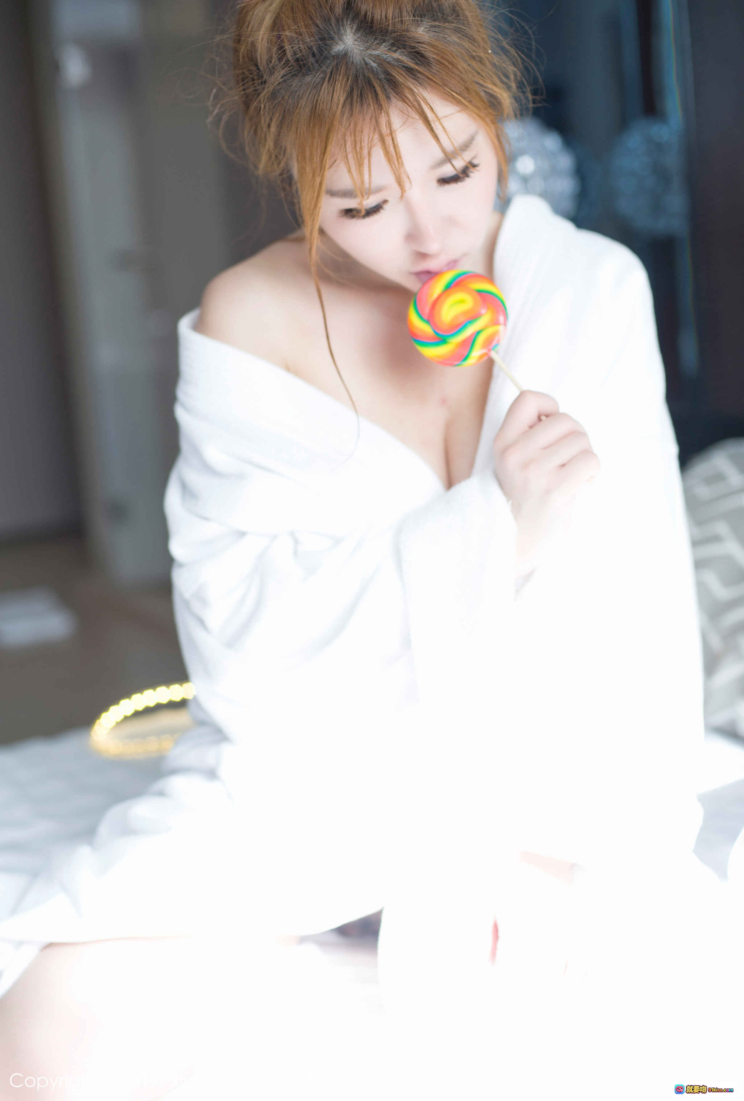 图片[5] - 小公举Amy黑色连体衣性感写真 窗边窗帘私房美拍 2017秀人网No.778高清图集 - 就要吻