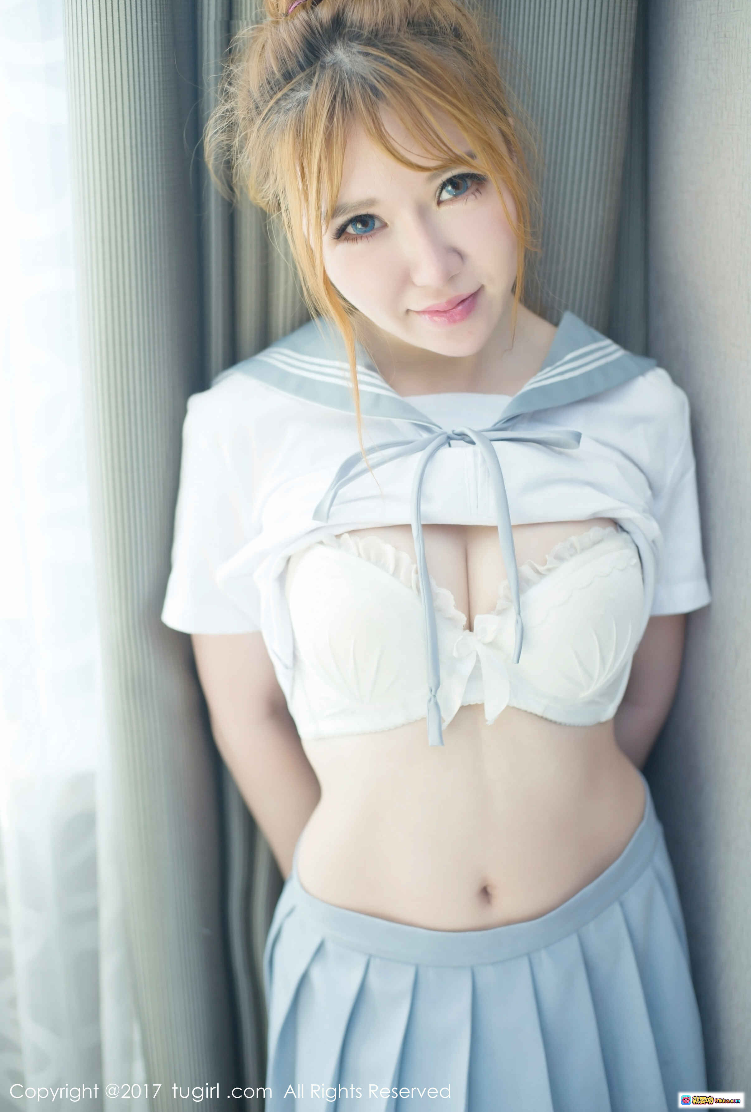 图片[4] - 小公举Amy黑色连体衣性感写真 窗边窗帘私房美拍 2017秀人网No.778高清图集 - 就要吻