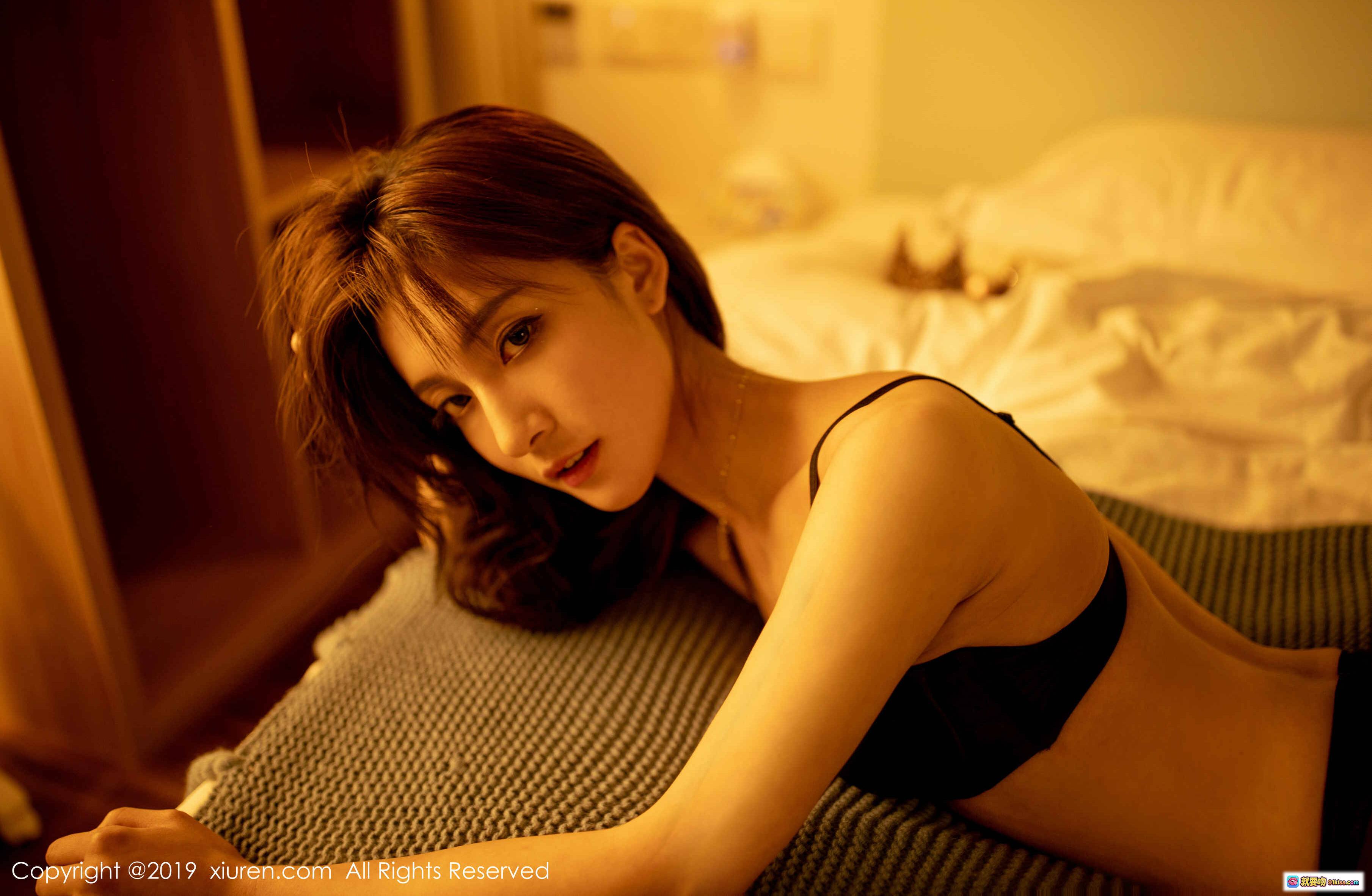 图片[6] - 林文文yooki红色紧身裙高跟黑丝卧室写真 – XIUREN秀人网2019.12.20 No.1868优雅性感私房照 - 就要吻