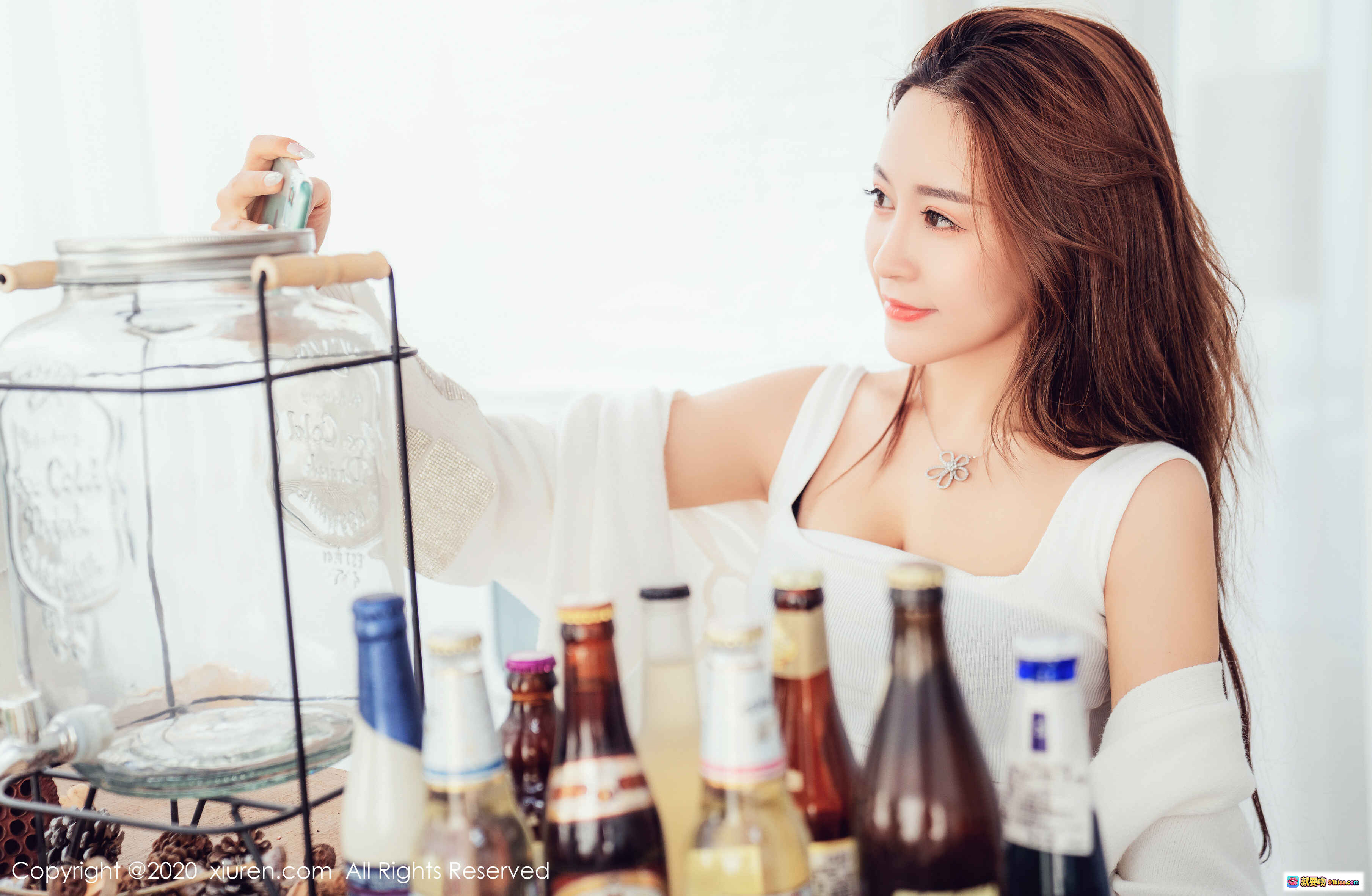 图片[9] - 周井空白色浴袍写真 | 优雅性感私房照 | XIUREN秀人网2020.04.01 No.2121高清美图 - 就要吻