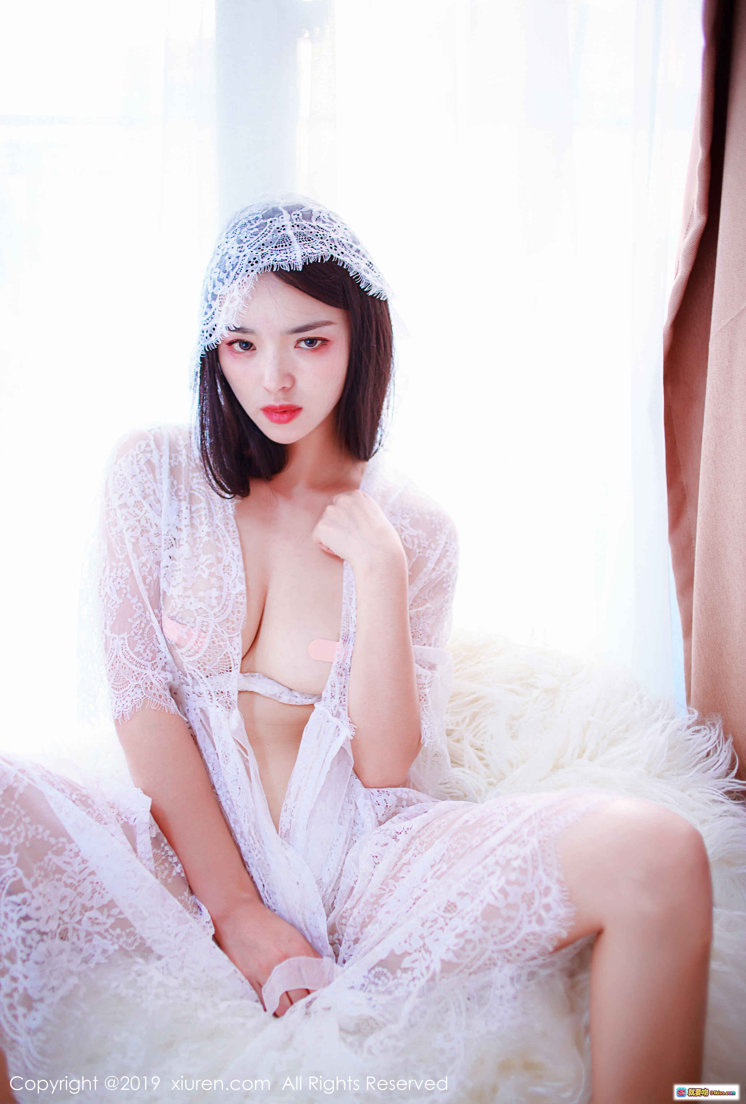 图片[6] - 金静熙夜景写真 | 白色蕾丝内衣 | 城市霓虹背景 | 秀人网2019精选 | 高清性感私房照 - 就要吻