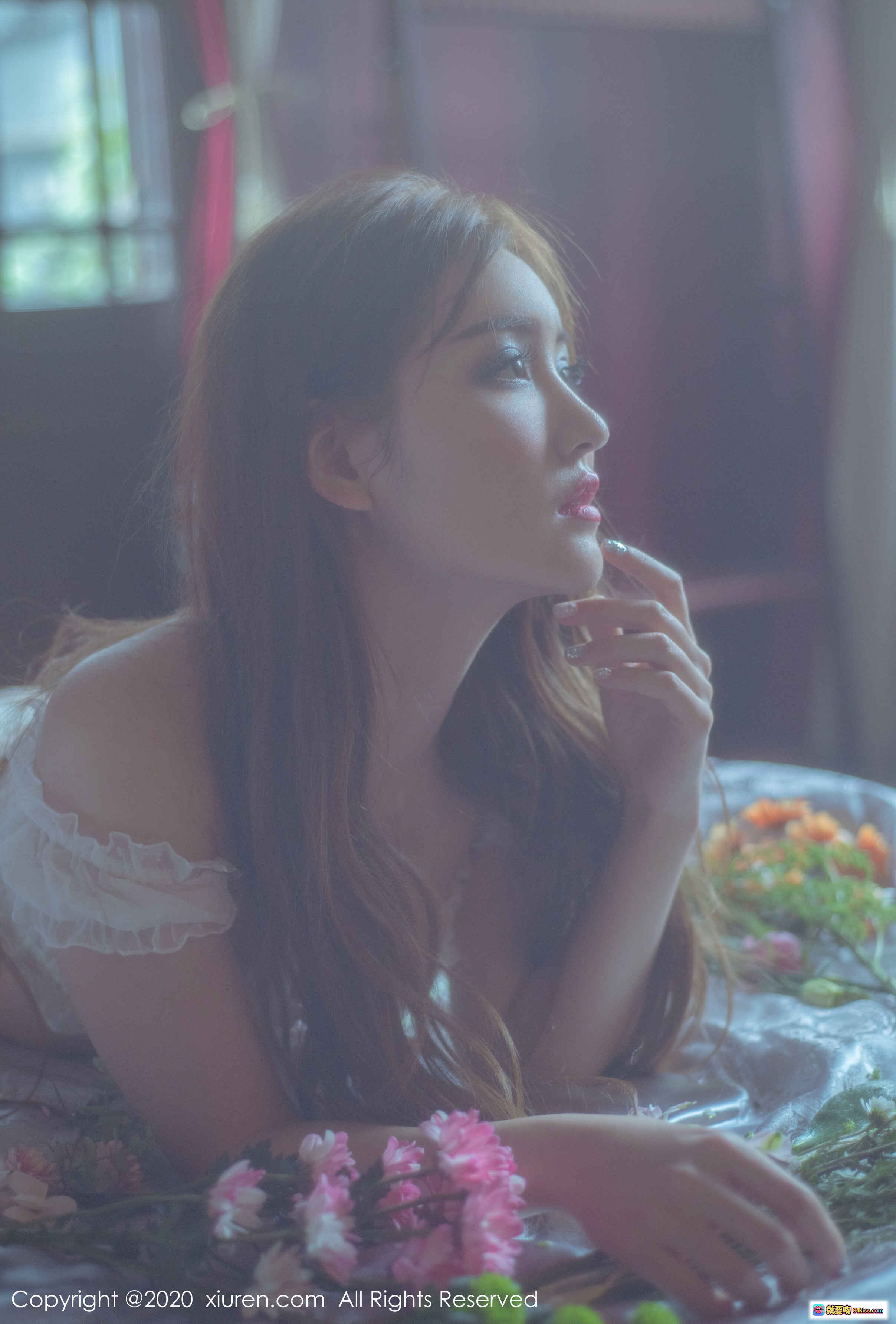 图片[9] - 沈梦瑶性感写真 | 白色蕾丝内衣美腿诱惑 | 秀人网No.1980高清私房照 - 就要吻