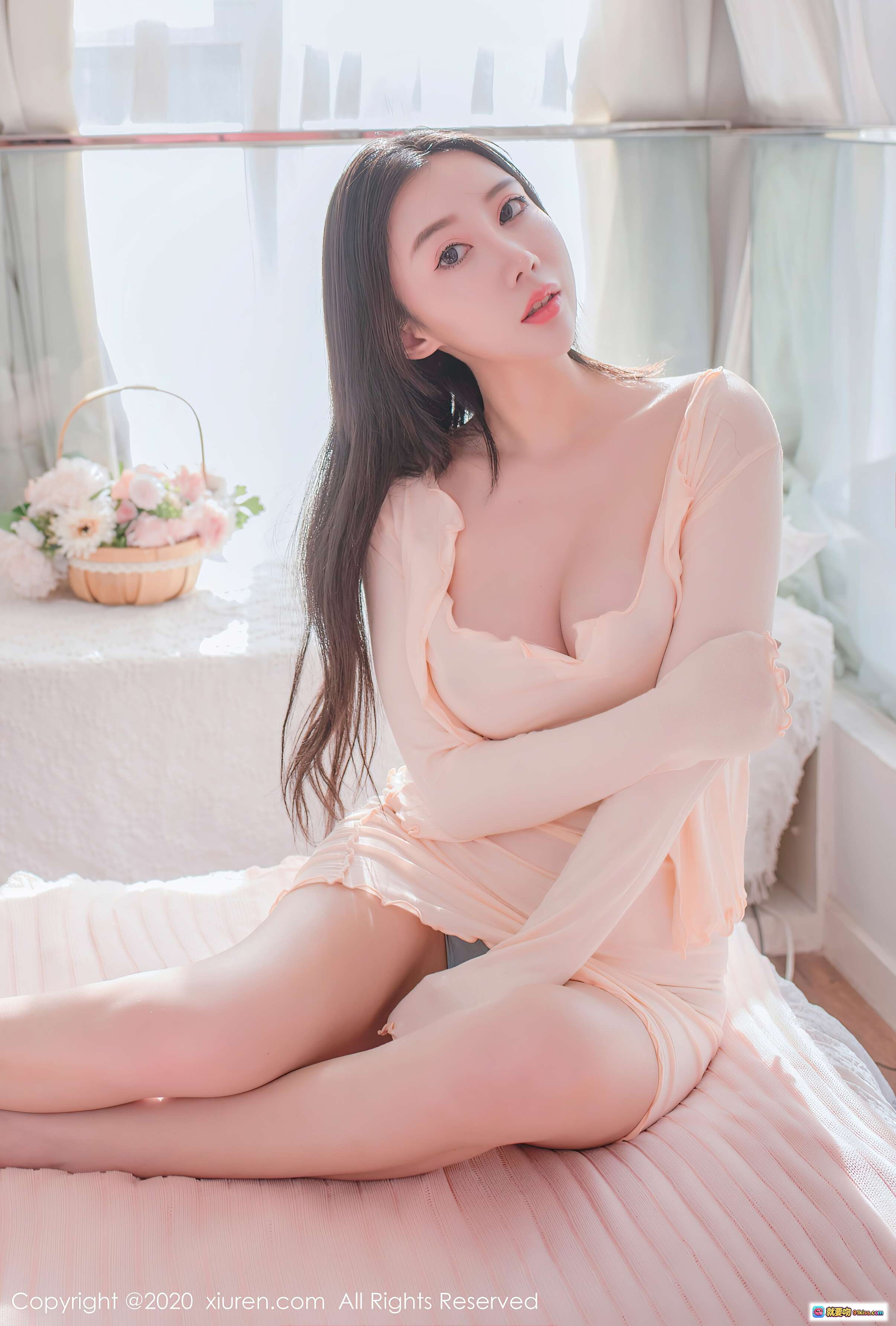 图片[3] - 陈梦babe粉色睡衣写真｜秀人网2020.09.03 No.2520｜温柔居家风｜美腿特写｜高清私房摄影 - 就要吻