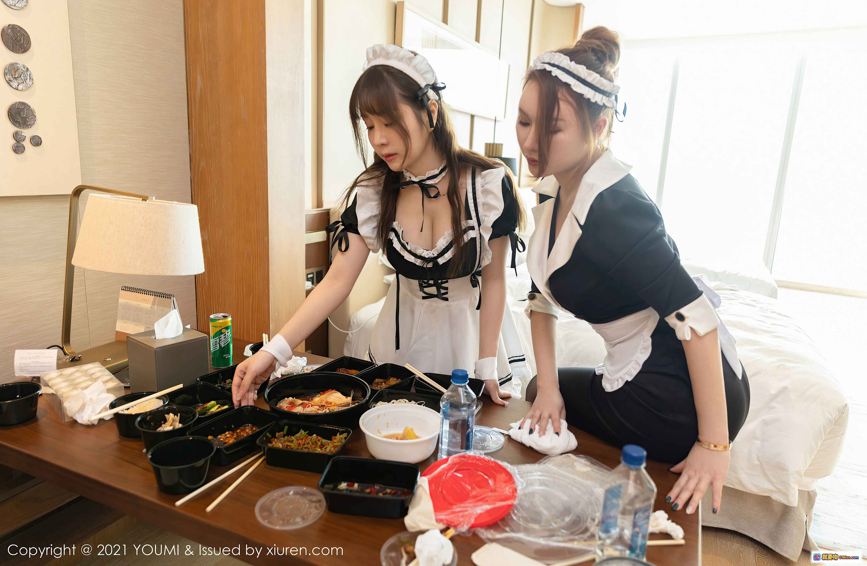 图片[7] - YOUMI尤蜜荟VOL.600 Egg尤妮丝女仆装私房写真 丝袜美腿性感诱惑 黑白制服蕾丝细节 2021高清摄影集 - 就要吻