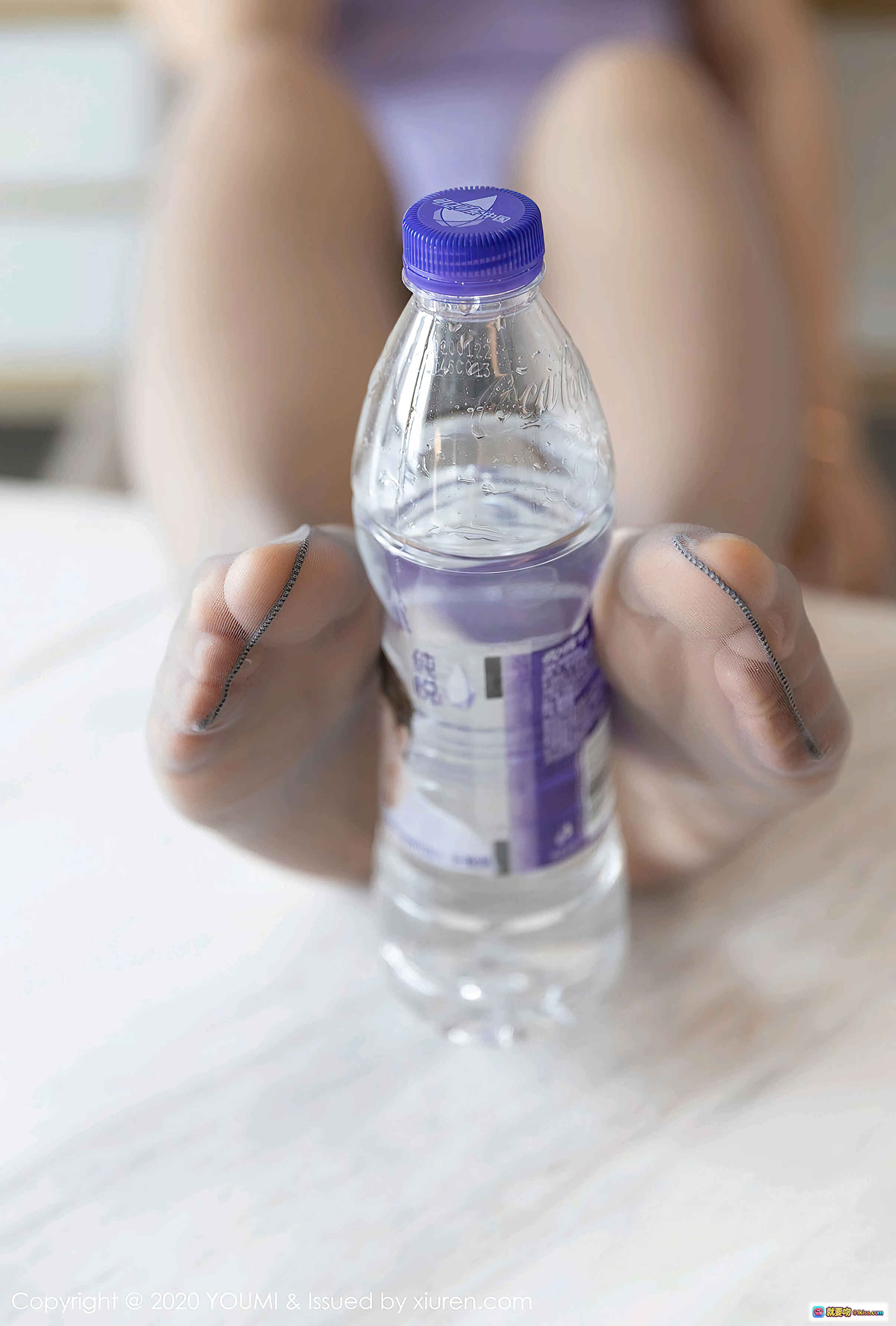 图片[6] - 欧阳LuLu紫色吊带裙性感写真 | 丝袜美腿高跟鞋 | YOUMI尤蜜荟VOL.510优雅私房照 - 就要吻