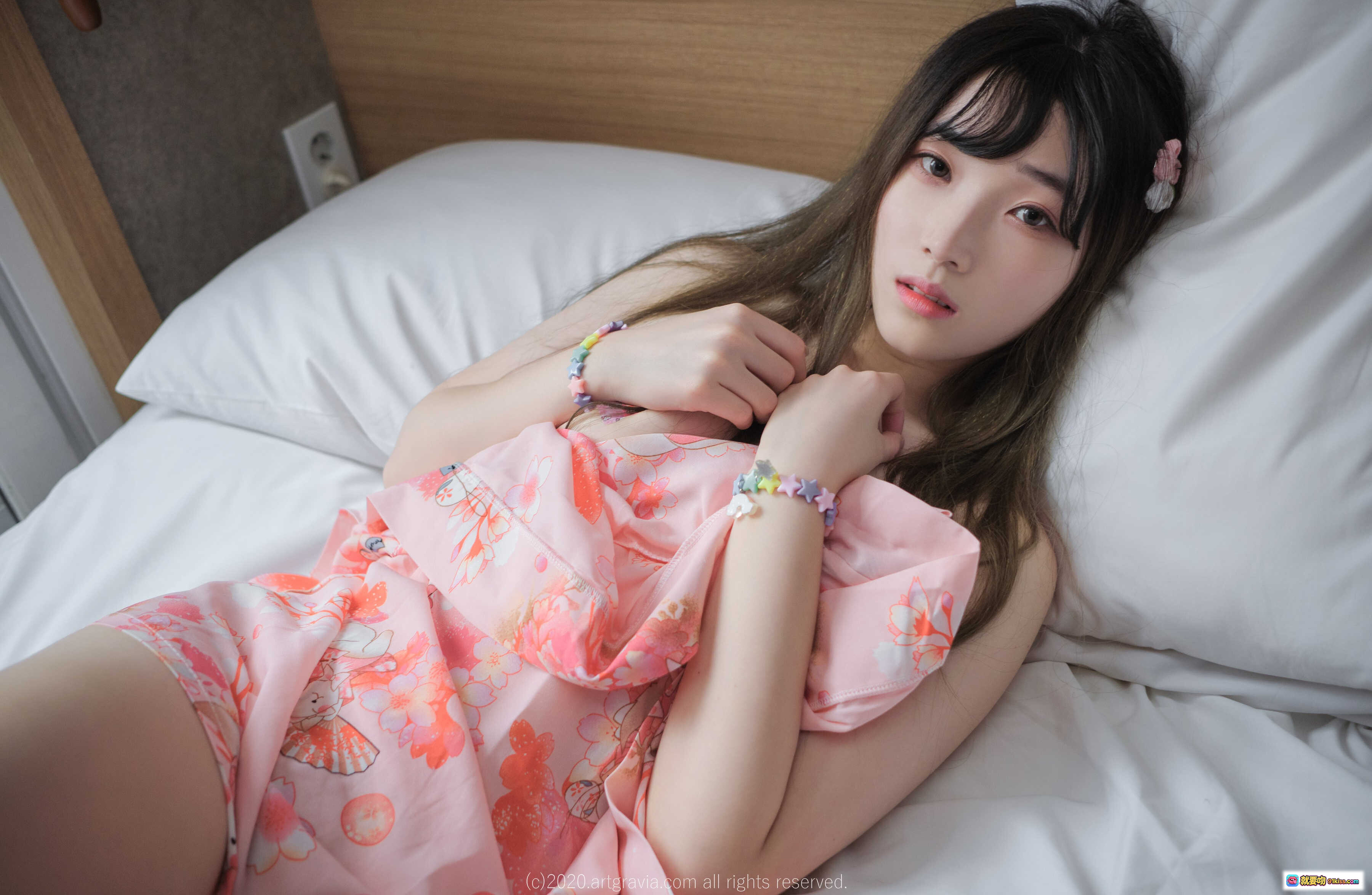 图片[4] - Bambi ARTGRAVIA_VOL198 黑色蕾丝内衣 美腿玉足床上写真 优雅性感私房摄影 高清艺术图集 - 就要吻