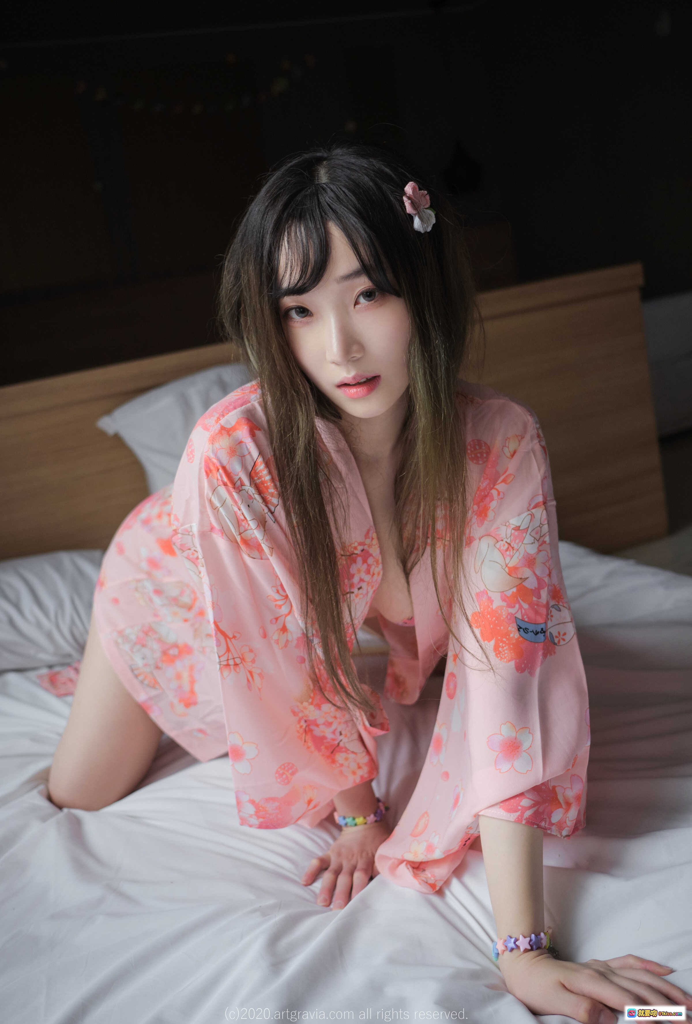图片[2] - Bambi ARTGRAVIA_VOL198 黑色蕾丝内衣 美腿玉足床上写真 优雅性感私房摄影 高清艺术图集 - 就要吻