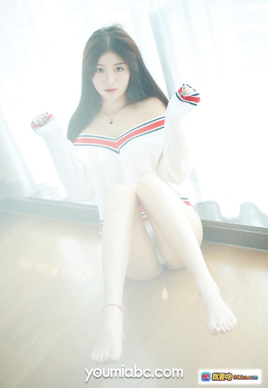 图片[7] - YouMi尤蜜2019.10.21朦胧仙境写真｜嫩白长发少女｜白色条纹针织衫｜窗边柔光人像｜56P高清图集 - 就要吻