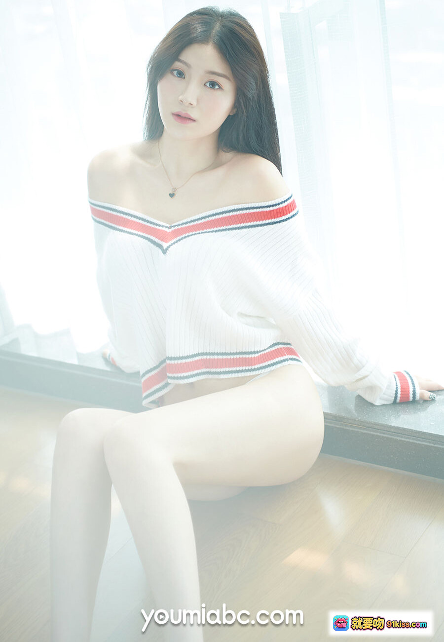 图片[8] - YouMi尤蜜2019.10.21朦胧仙境写真｜嫩白长发少女｜白色条纹针织衫｜窗边柔光人像｜56P高清图集 - 就要吻