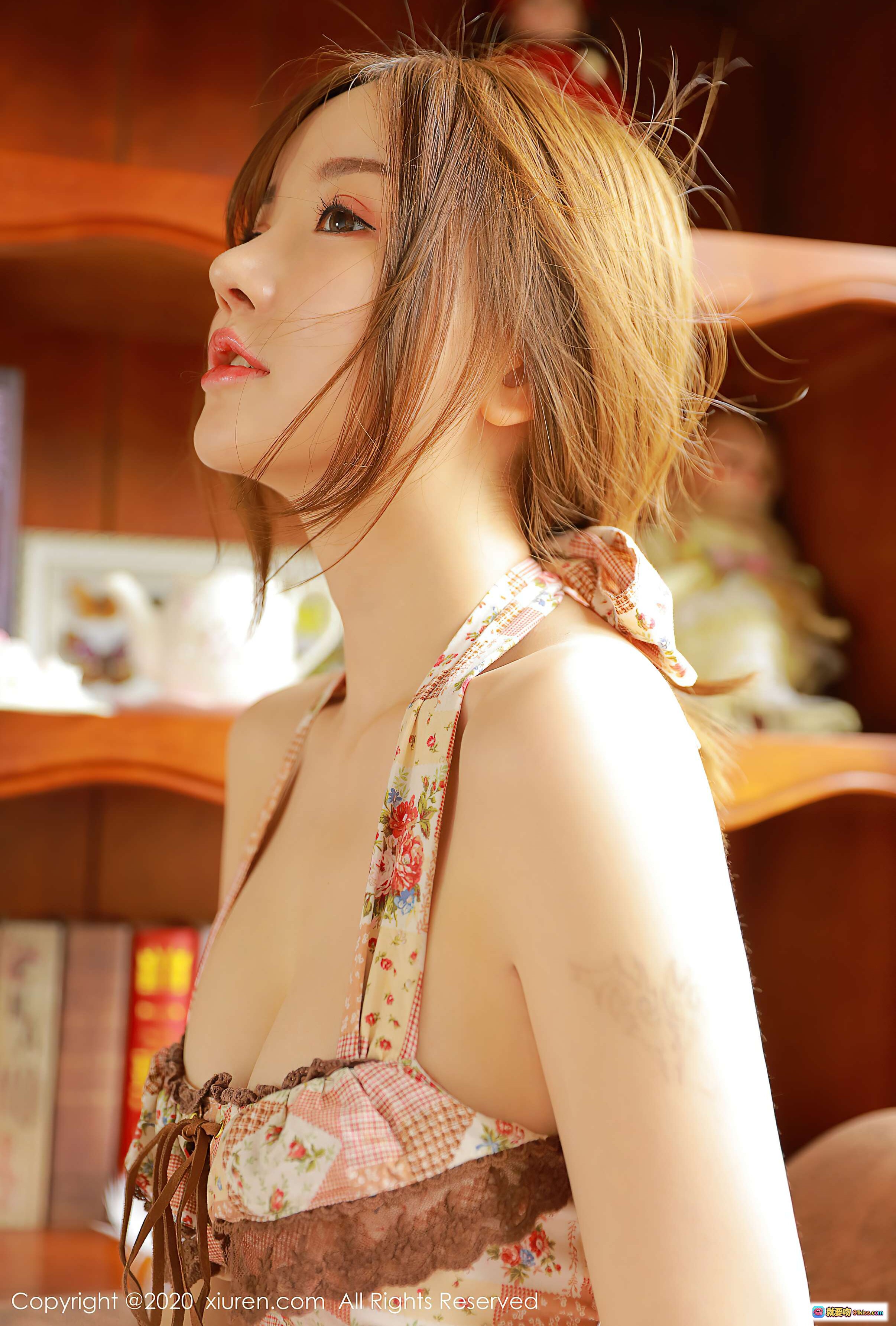 图片[6] - 糯美子Mini甜美居家写真 | 花纹吊带裙少女风 | XIUREN秀人网2020.09.02 No2517高清图集 - 就要吻