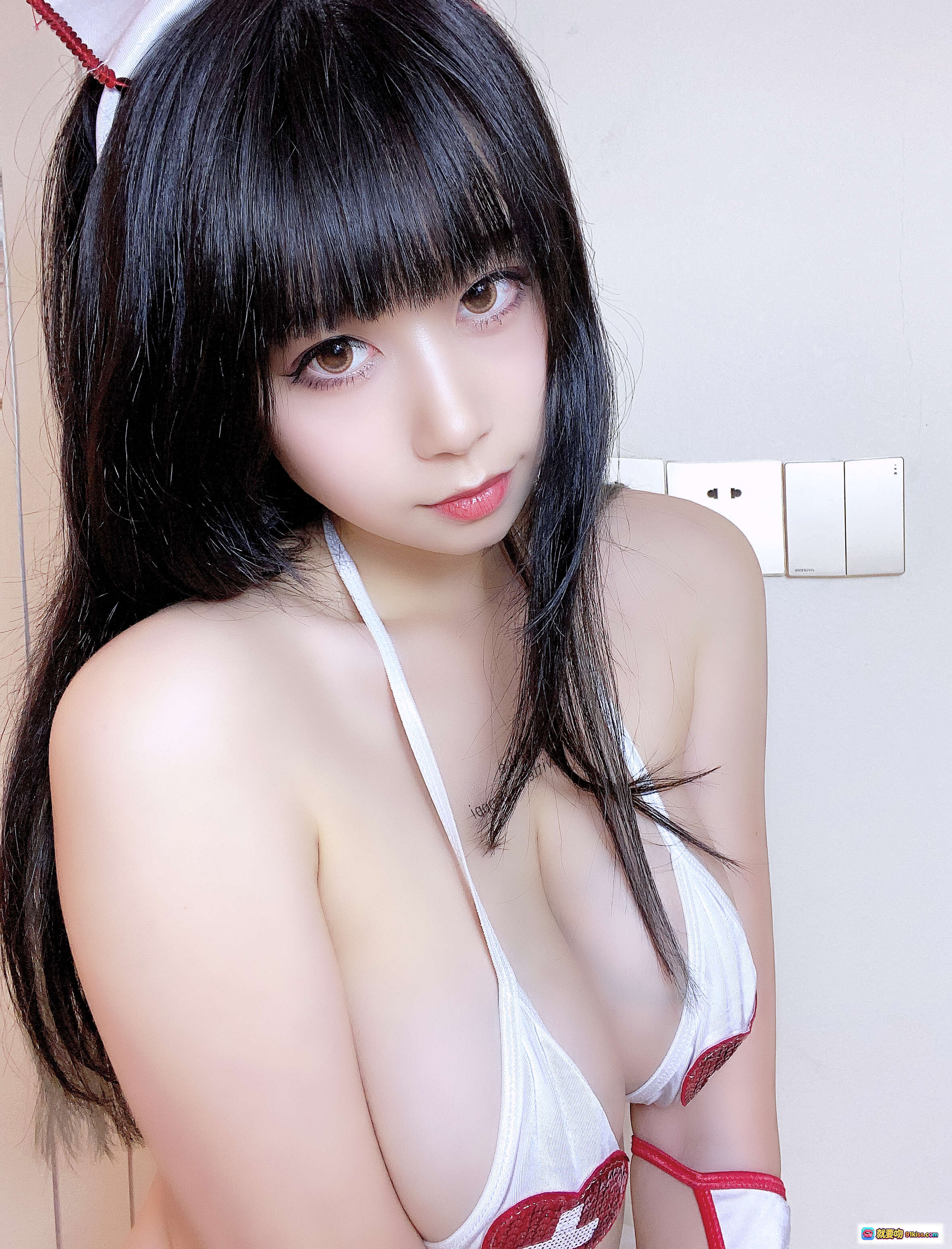 图片[5] - 奈汐酱nice NO.016 情趣女护士内衣写真 30P高清私房美图 白红配色性感诱惑 黑发齐刘海甜酷风 独家拍摄无视频 - 就要吻