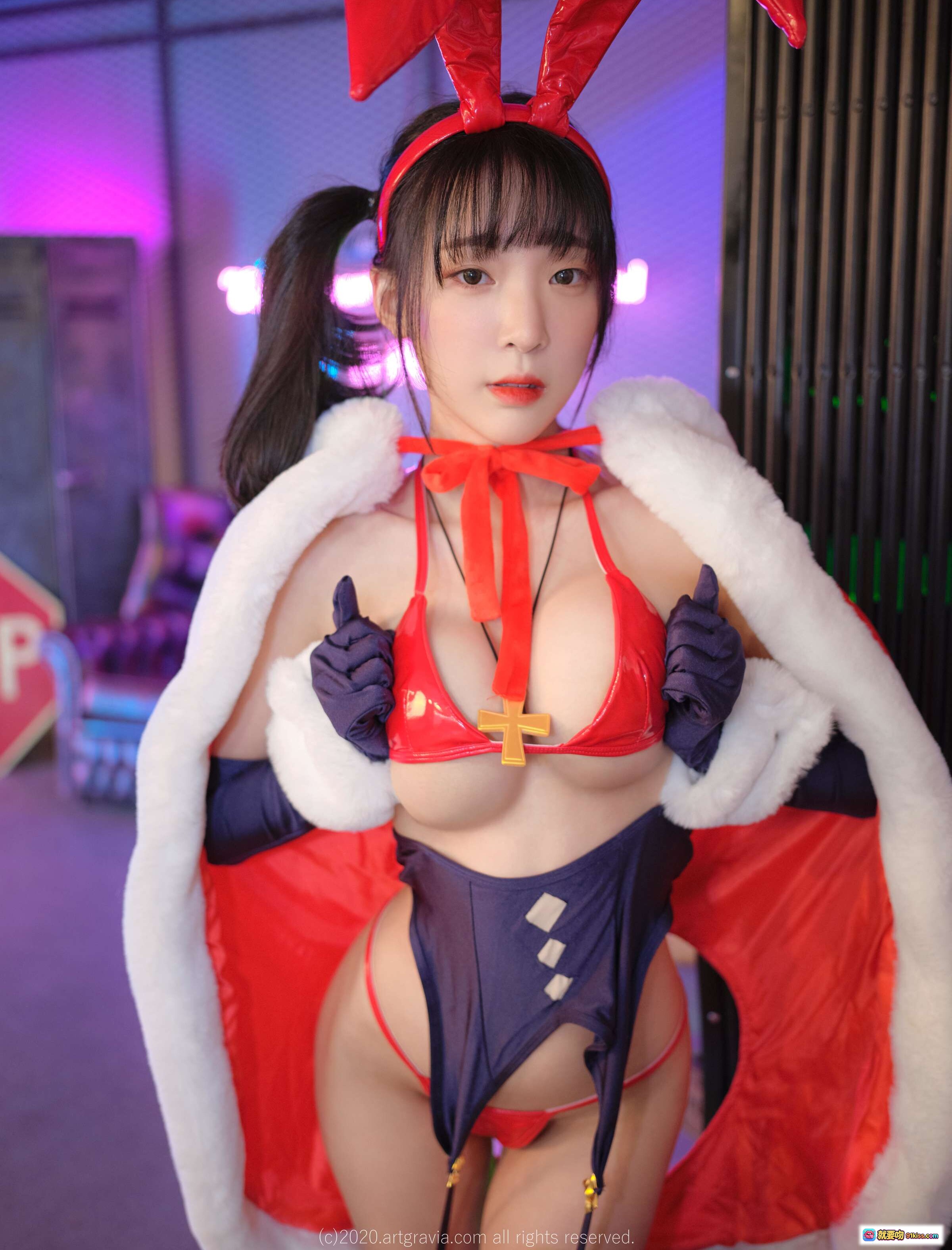 图片[9] - 姜仁卿NO.033 ARTGRAVIA_VOL229 兔耳少女私房写真 白色床品性感躺姿 甜美诱惑氛围感美图 - 就要吻