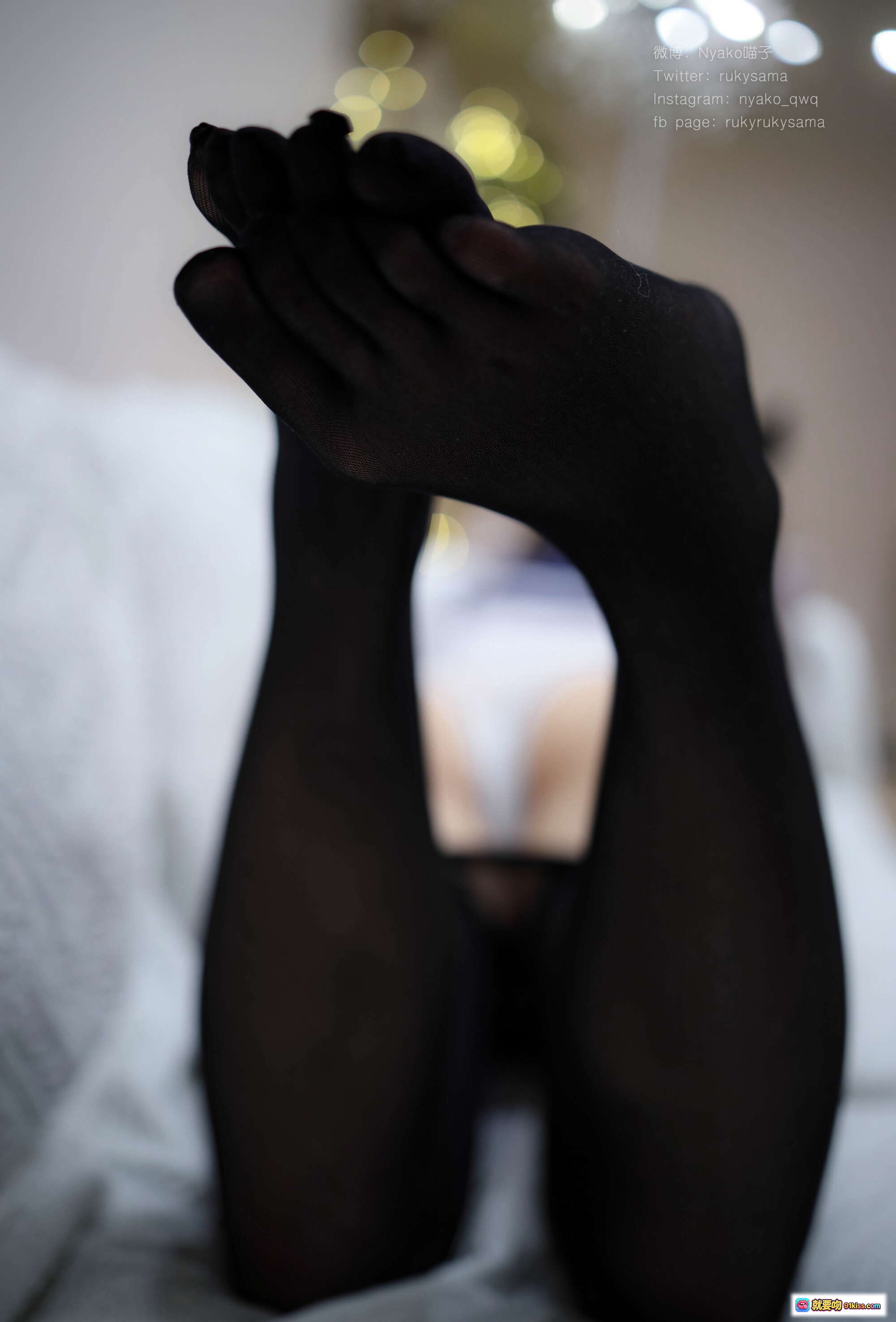 图片[3] - Nyako喵子水手服猫耳双马尾Cosplay写真 甜美性感JK制服白蕾丝黑丝搭配 150P高清图集 - 就要吻